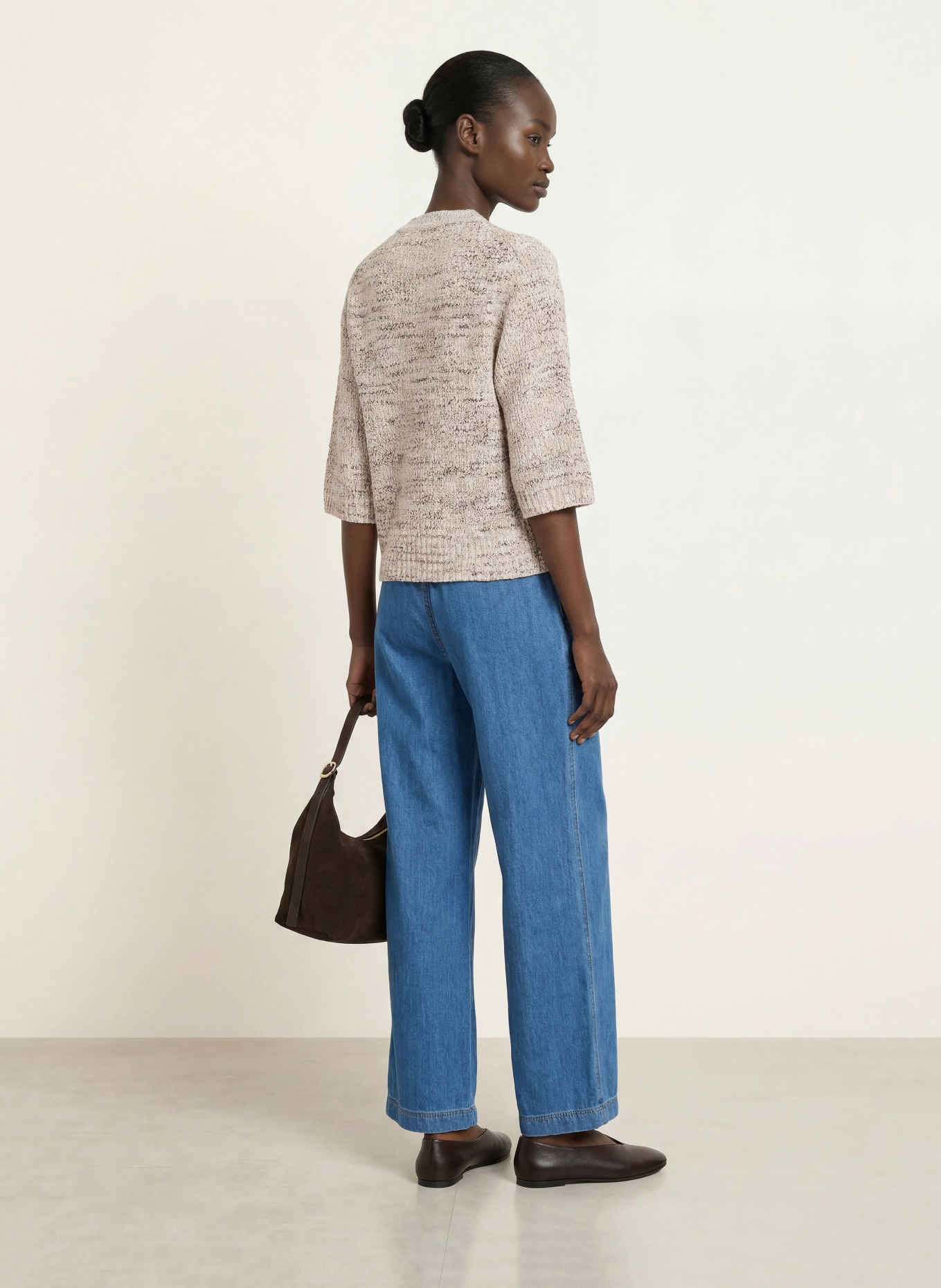 InWear Strickshirt DUAIW: CREME / ECRU / SCHWARZ