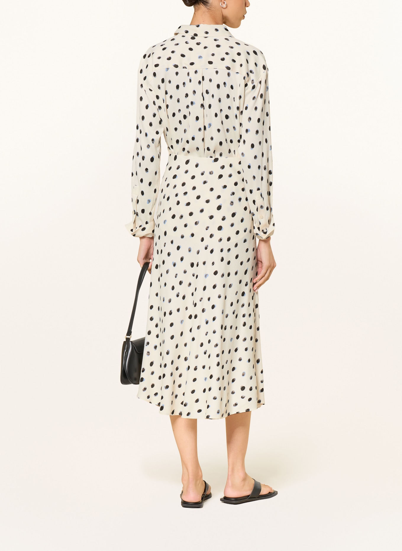 InWear Overhemdblouse HENRIIW: ECRU / BLAUWGRIJS / DONKERGRIJS
