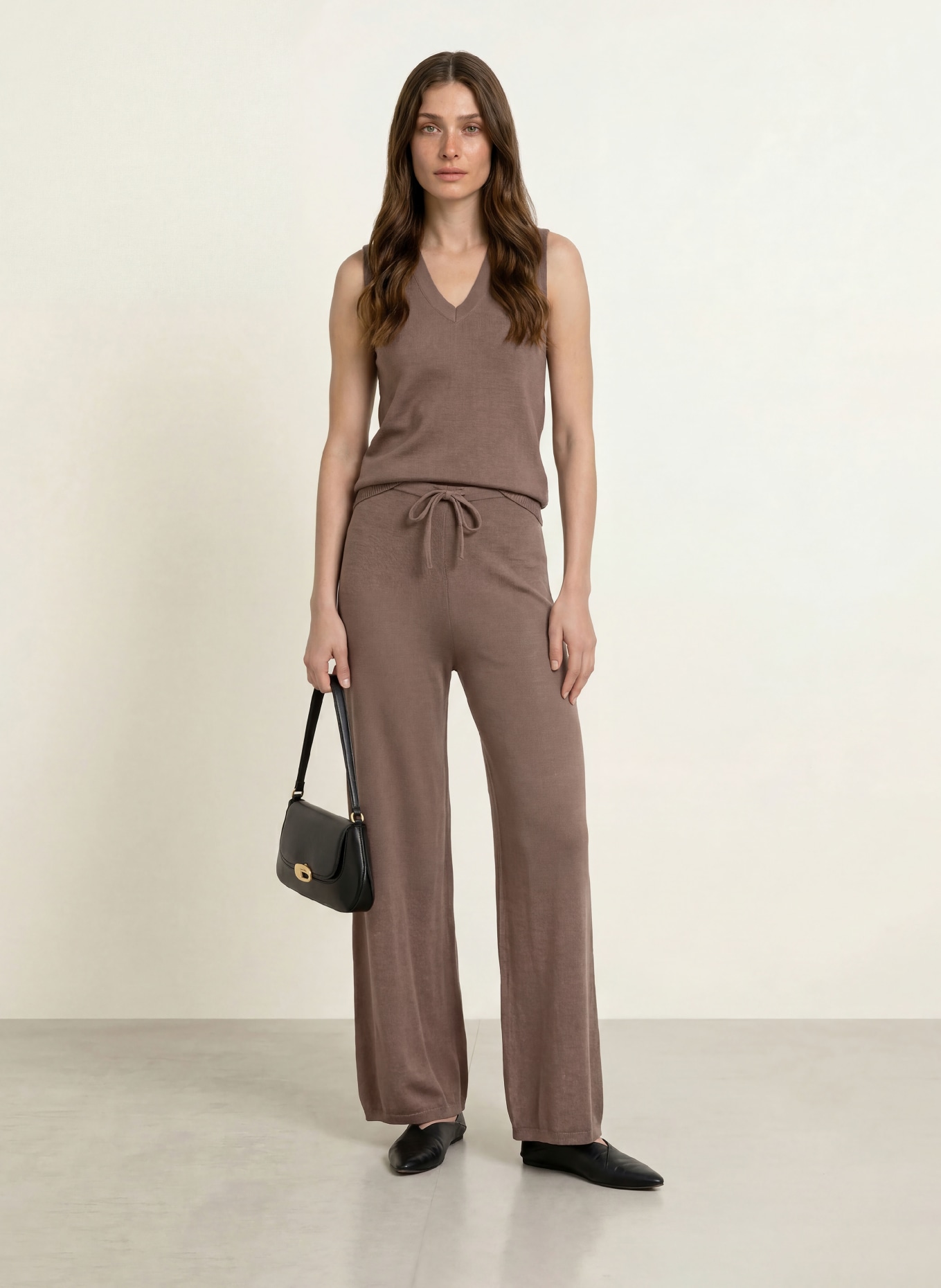 InWear DEVAIW Knit Pants: BROWN