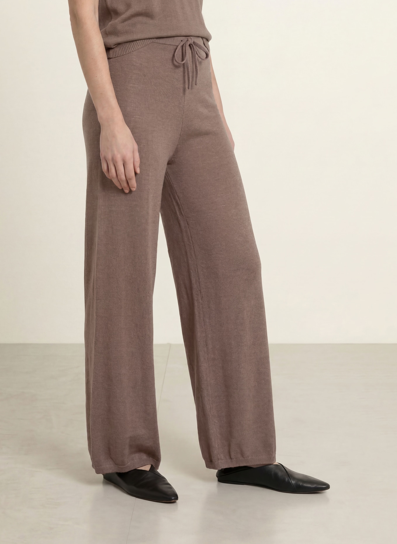 InWear DEVAIW Knit Pants: BROWN