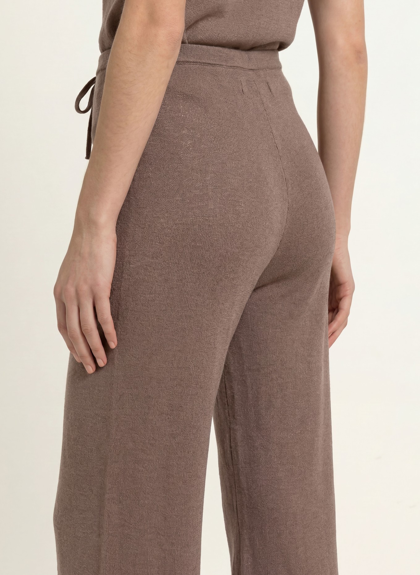 InWear DEVAIW Knit Pants: BROWN