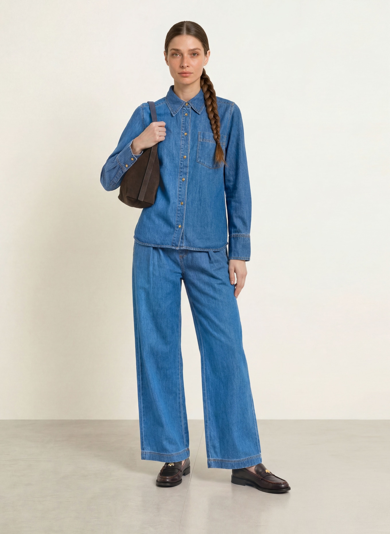 InWear Jeansbluse GLENNIW: BLAU