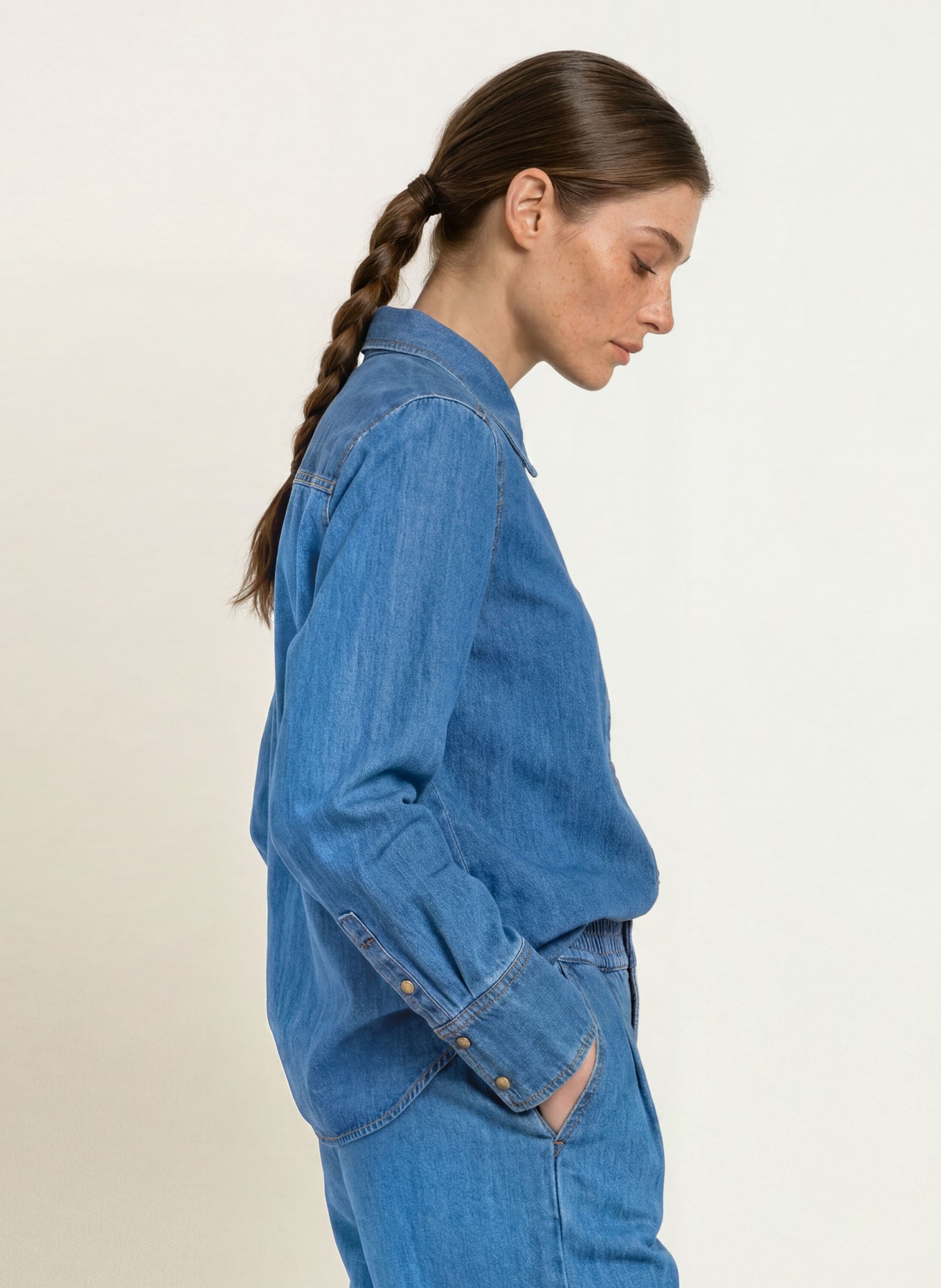 InWear Jeansbluse GLENNIW: BLAU