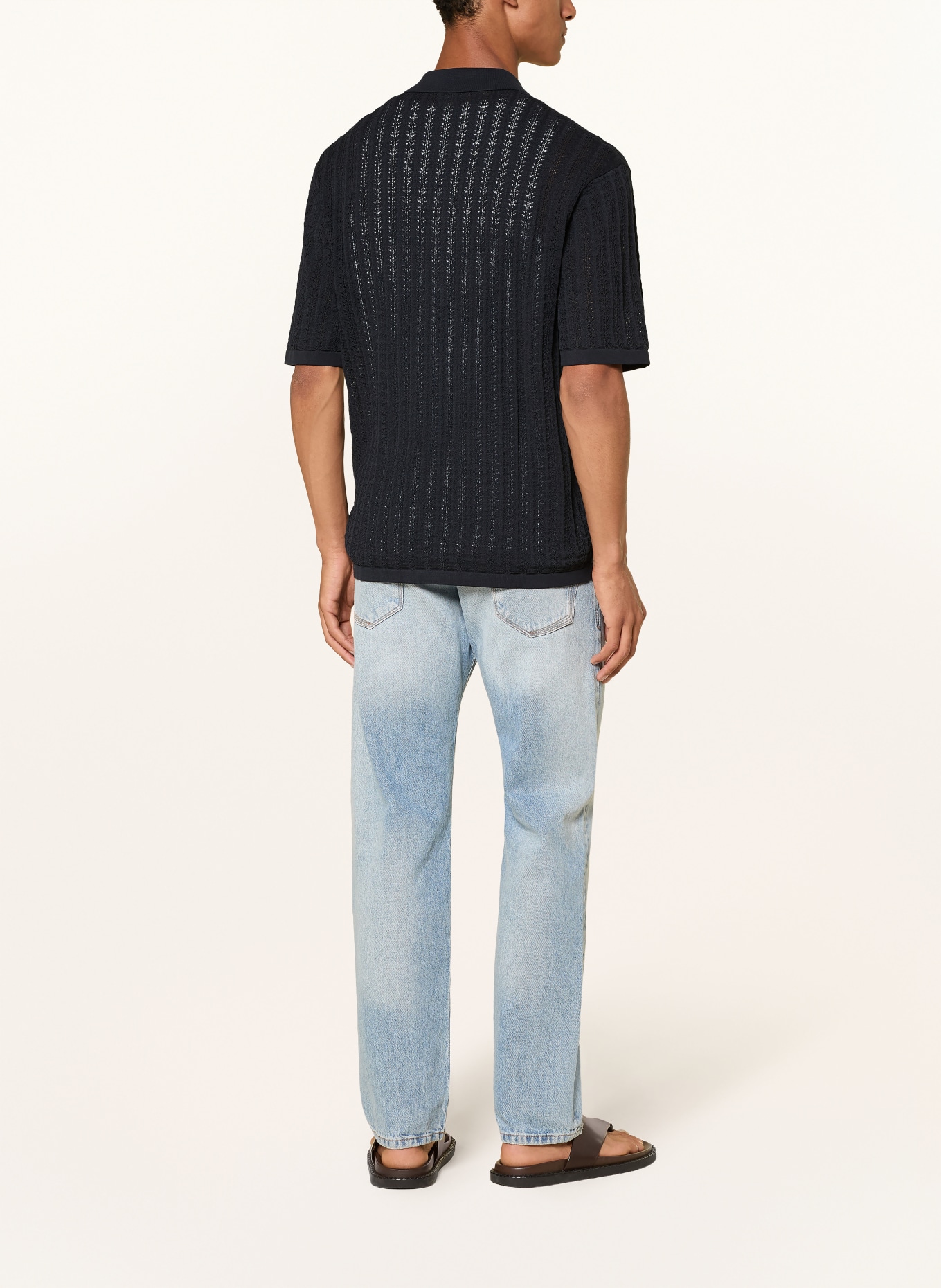 DRYKORN Strickhemd DANTTE Comfort Fit: DUNKELBLAU