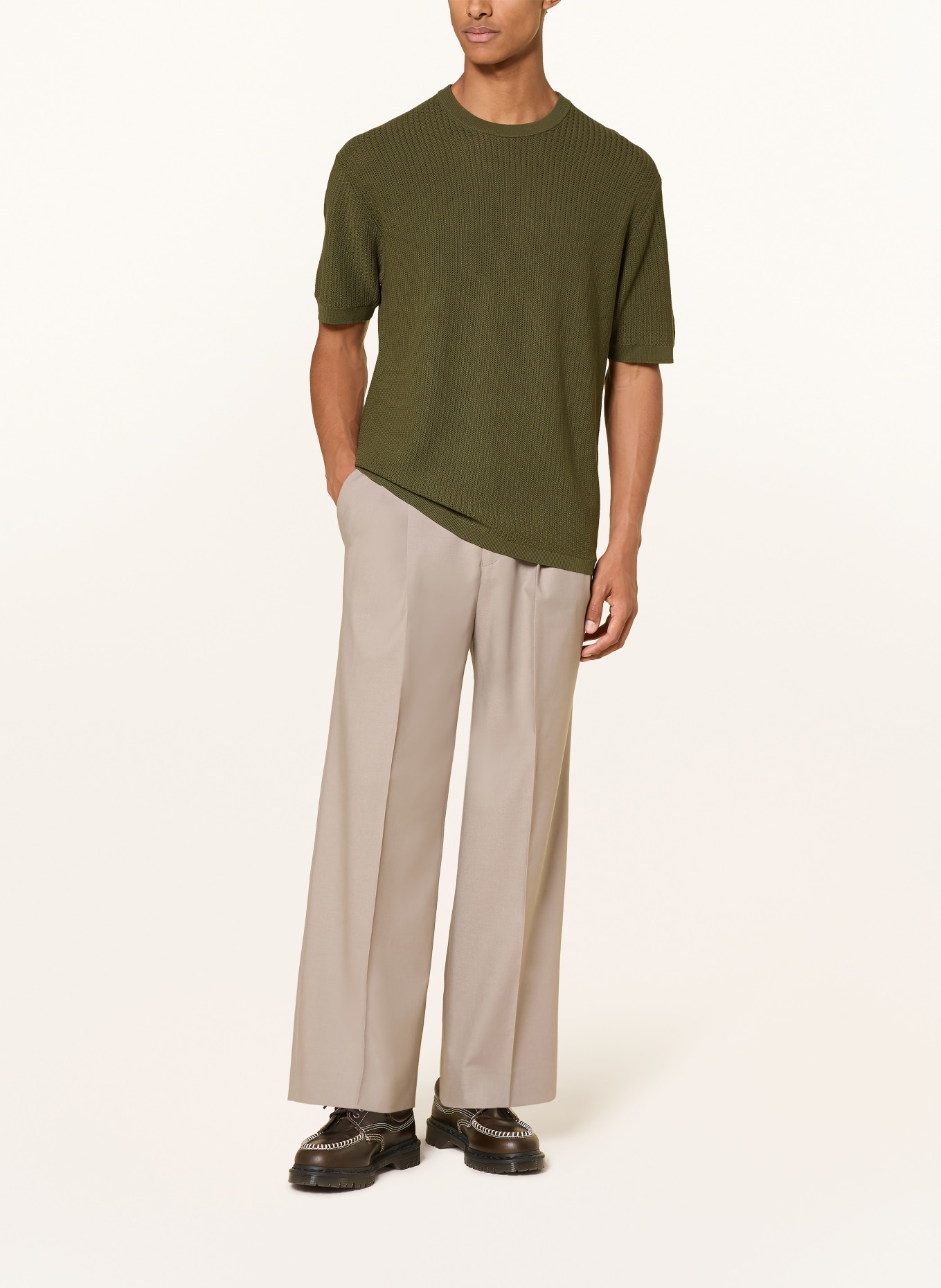 DRYKORN Strickshirt: OLIV