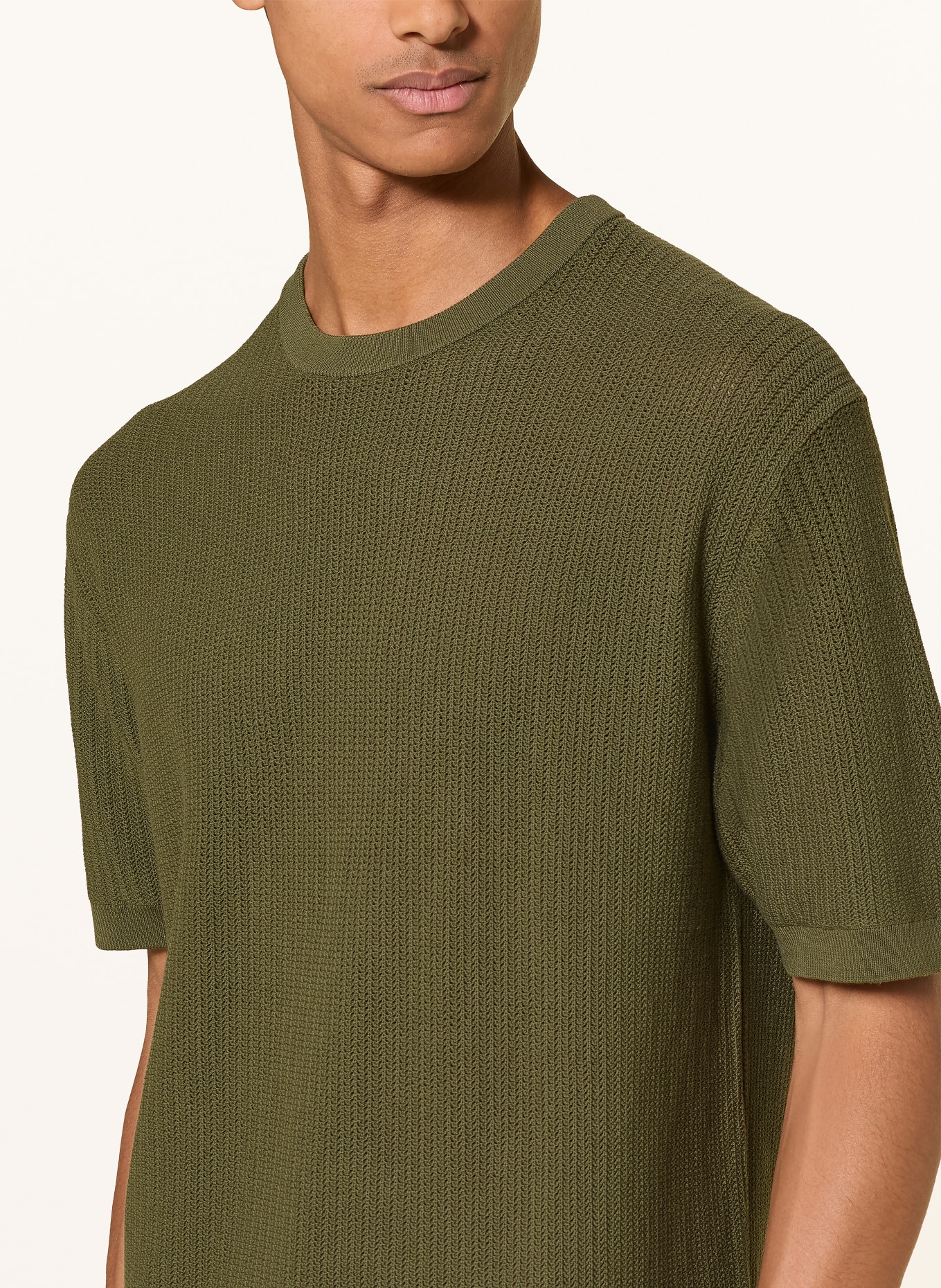 DRYKORN Strickshirt: OLIV