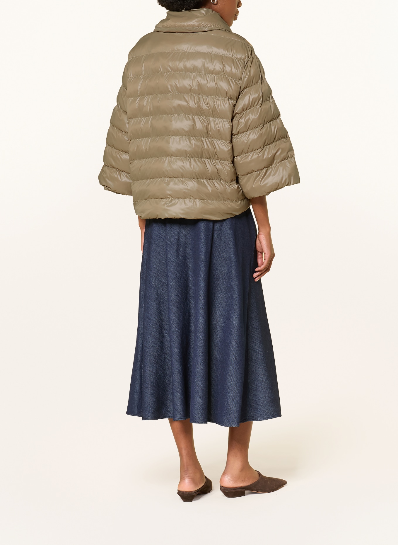 LUISA CERANO Steppjacke mit 3/4-Arm: KHAKI