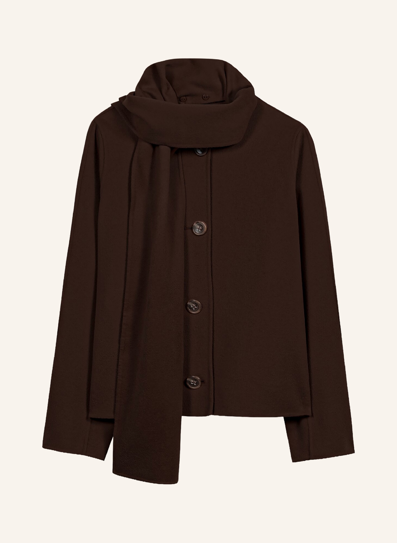 LUISA CERANO Jacket: DARK BROWN