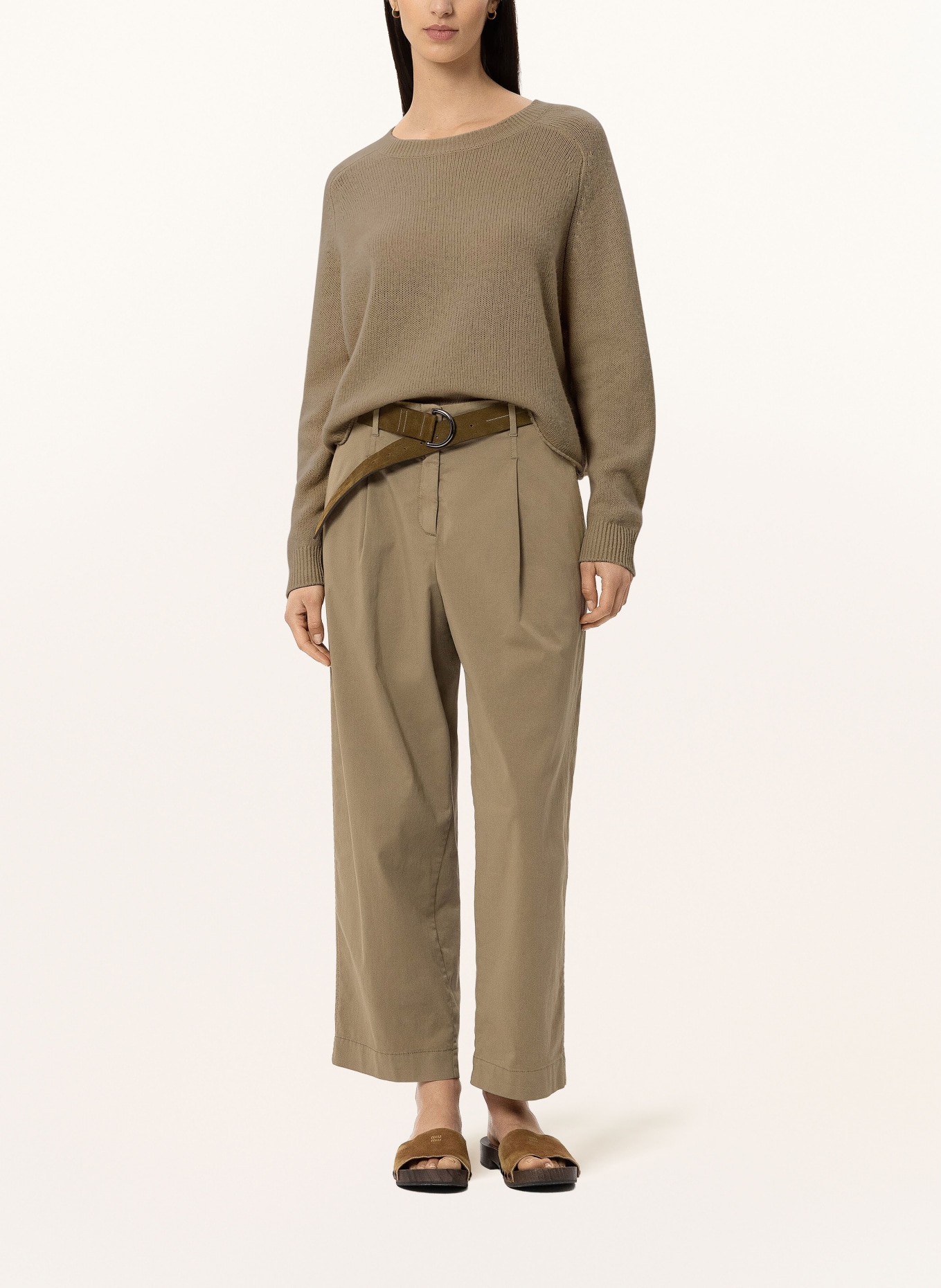 LUISA CERANO sweter: KHAKI