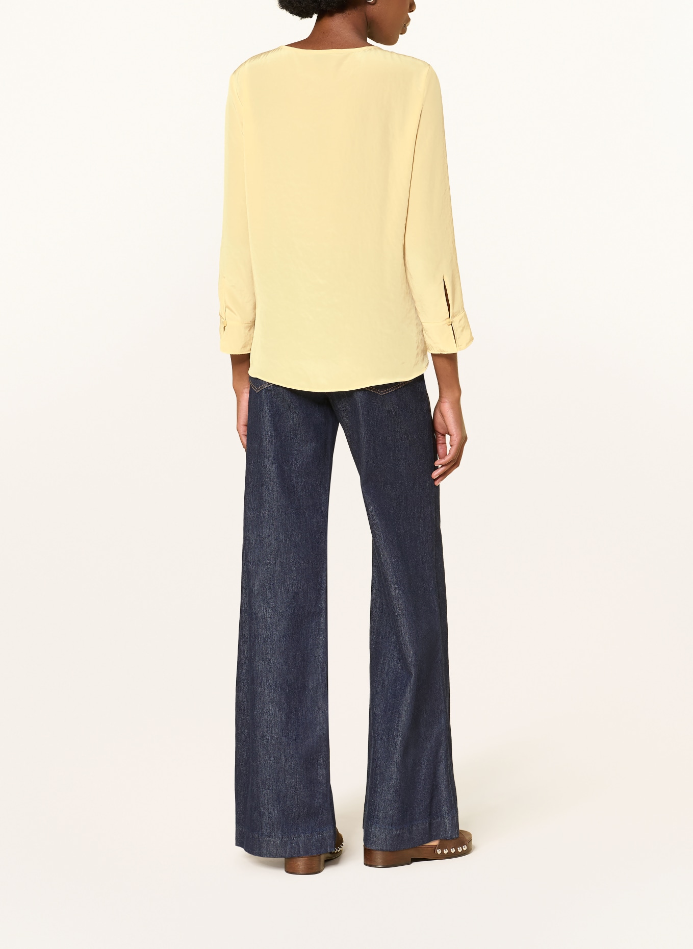 LUISA CERANO Blusenshirt mit 3/4-Arm: HELLGELB