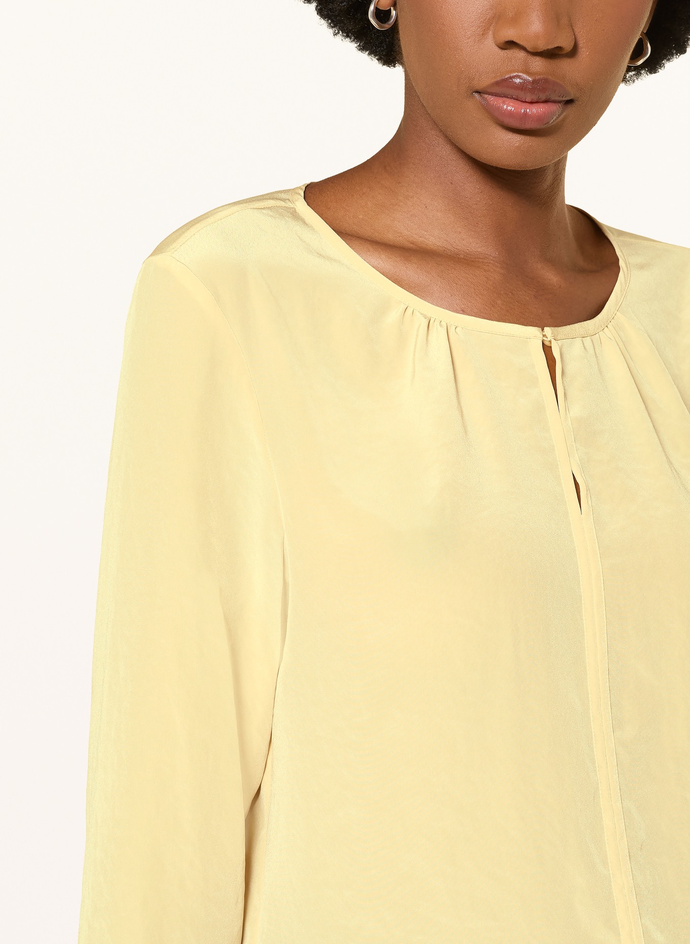 LUISA CERANO Blusenshirt mit 3/4-Arm: HELLGELB