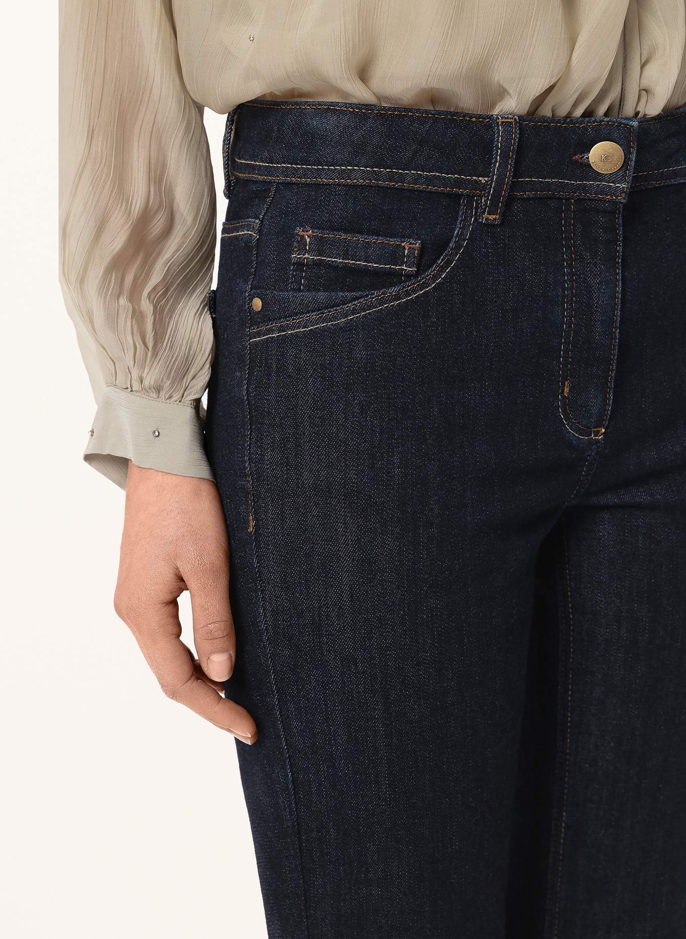 LUISA CERANO Skinny jeans: 252 navy