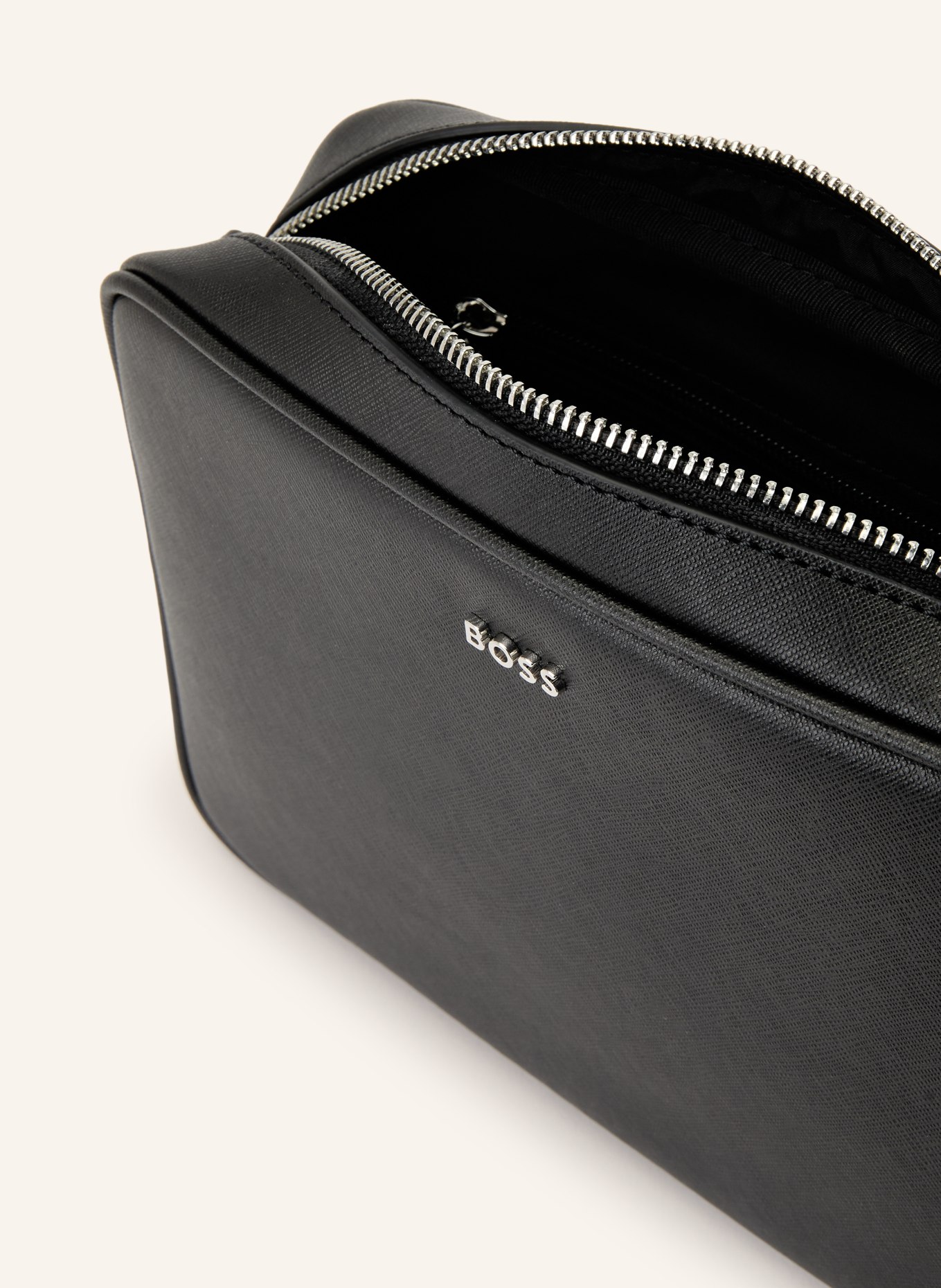 BOSS Umhängetasche NORTHON: SCHWARZ / SILBER