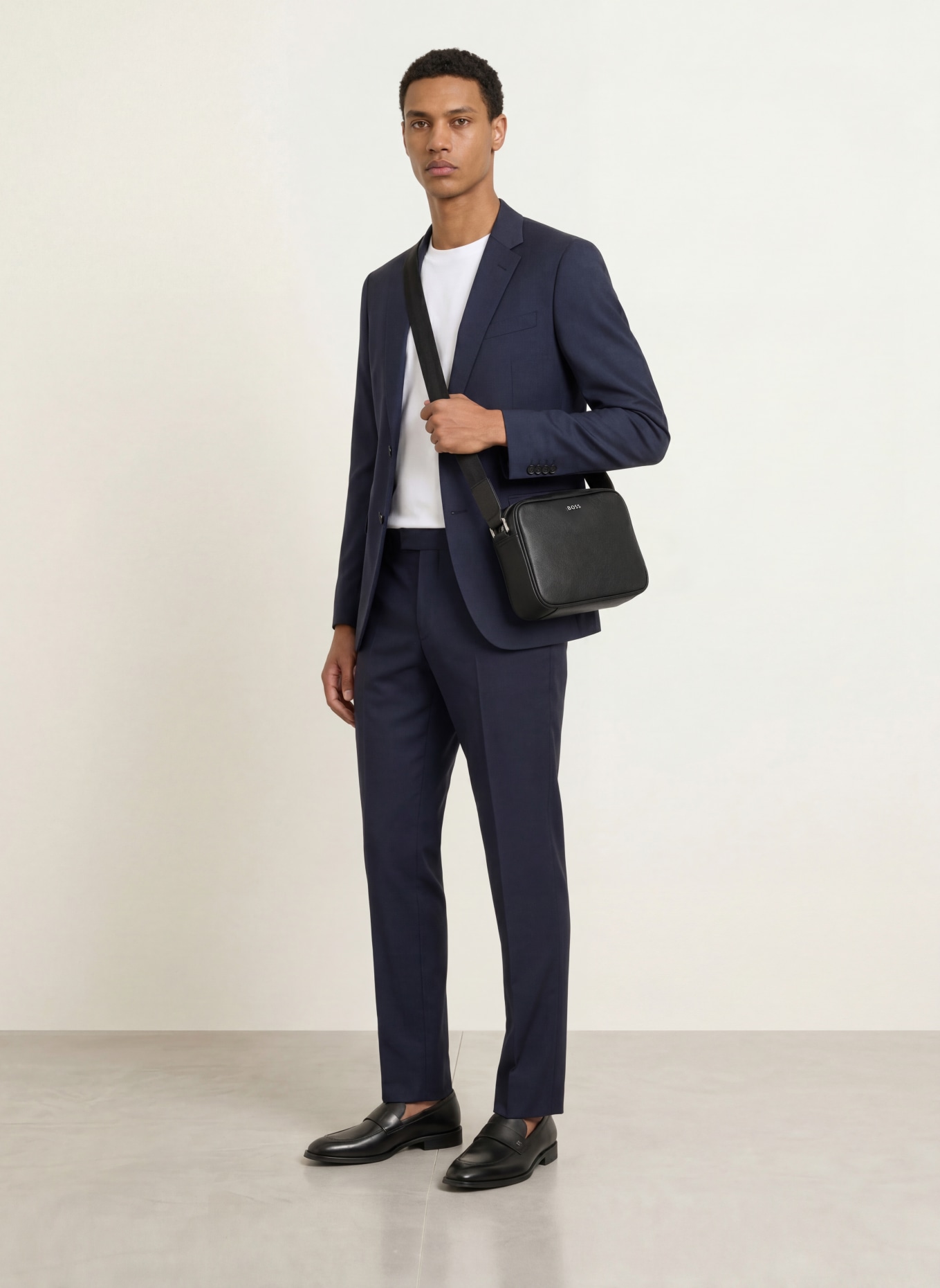 BOSS Sac à bandoulière NORTHON: NOIR / ARGENT
