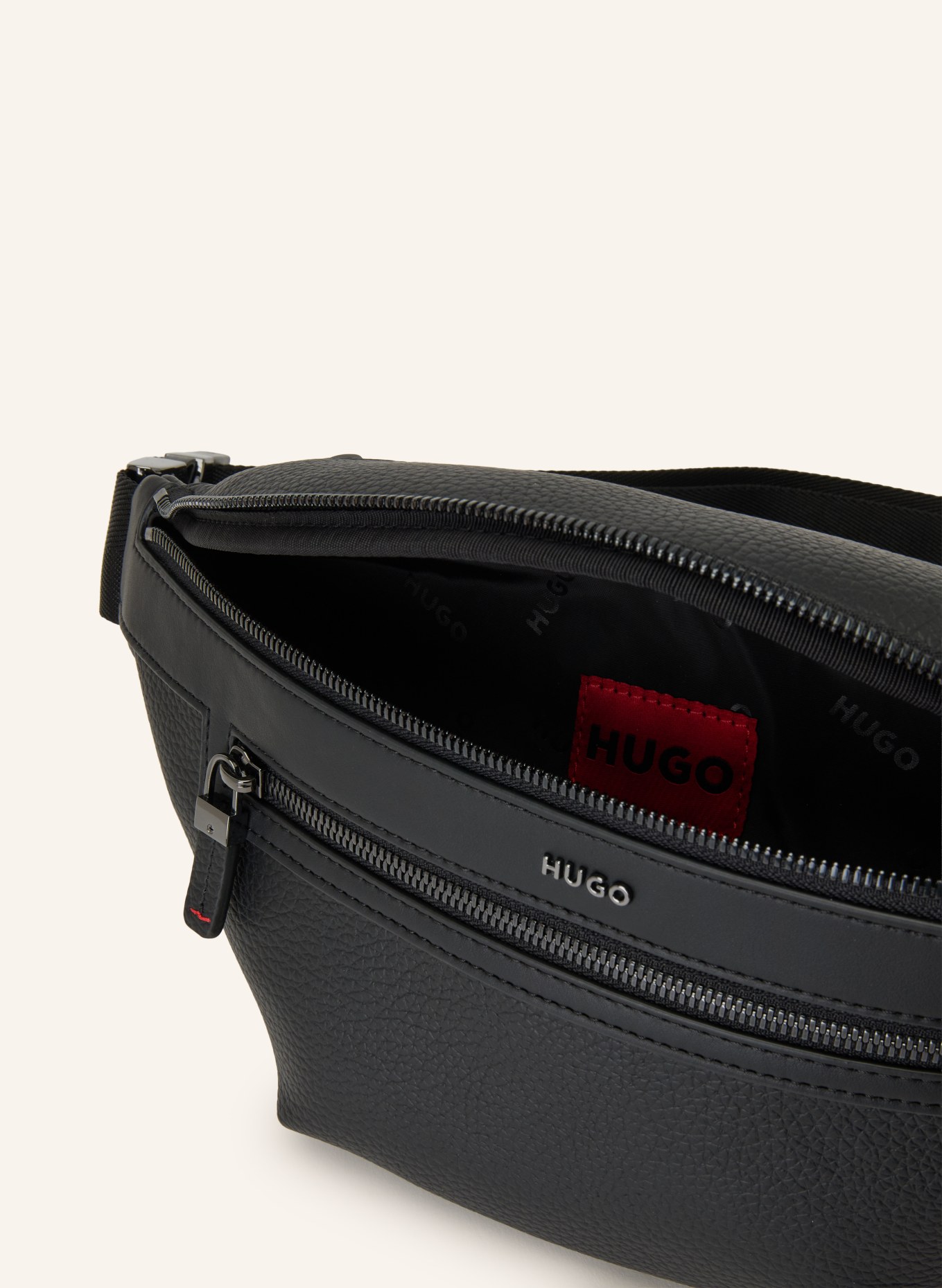 HUGO Gürteltasche HUKE: SCHWARZ