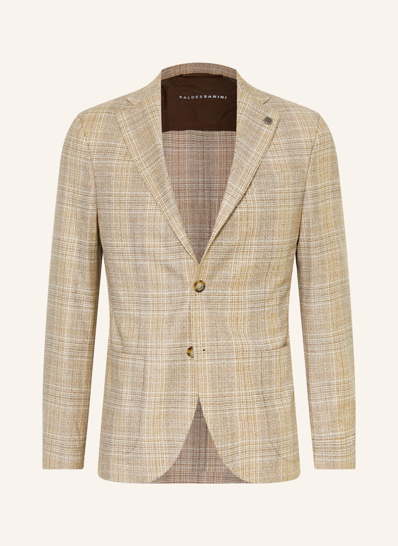 BALDESSARINI Extra Slim Fit Blazer: BEIGE / ECRU / TAUPE