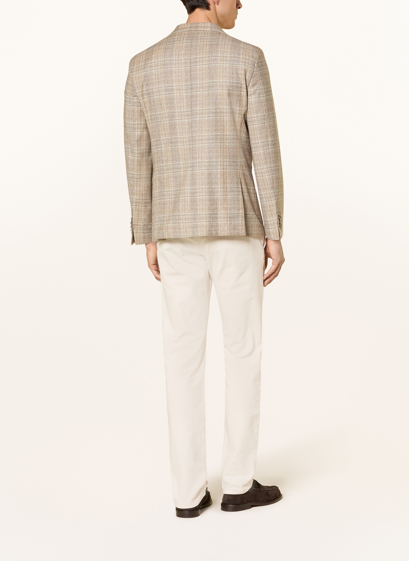 BALDESSARINI Extra Slim Fit Blazer: BEIGE / ECRU / TAUPE