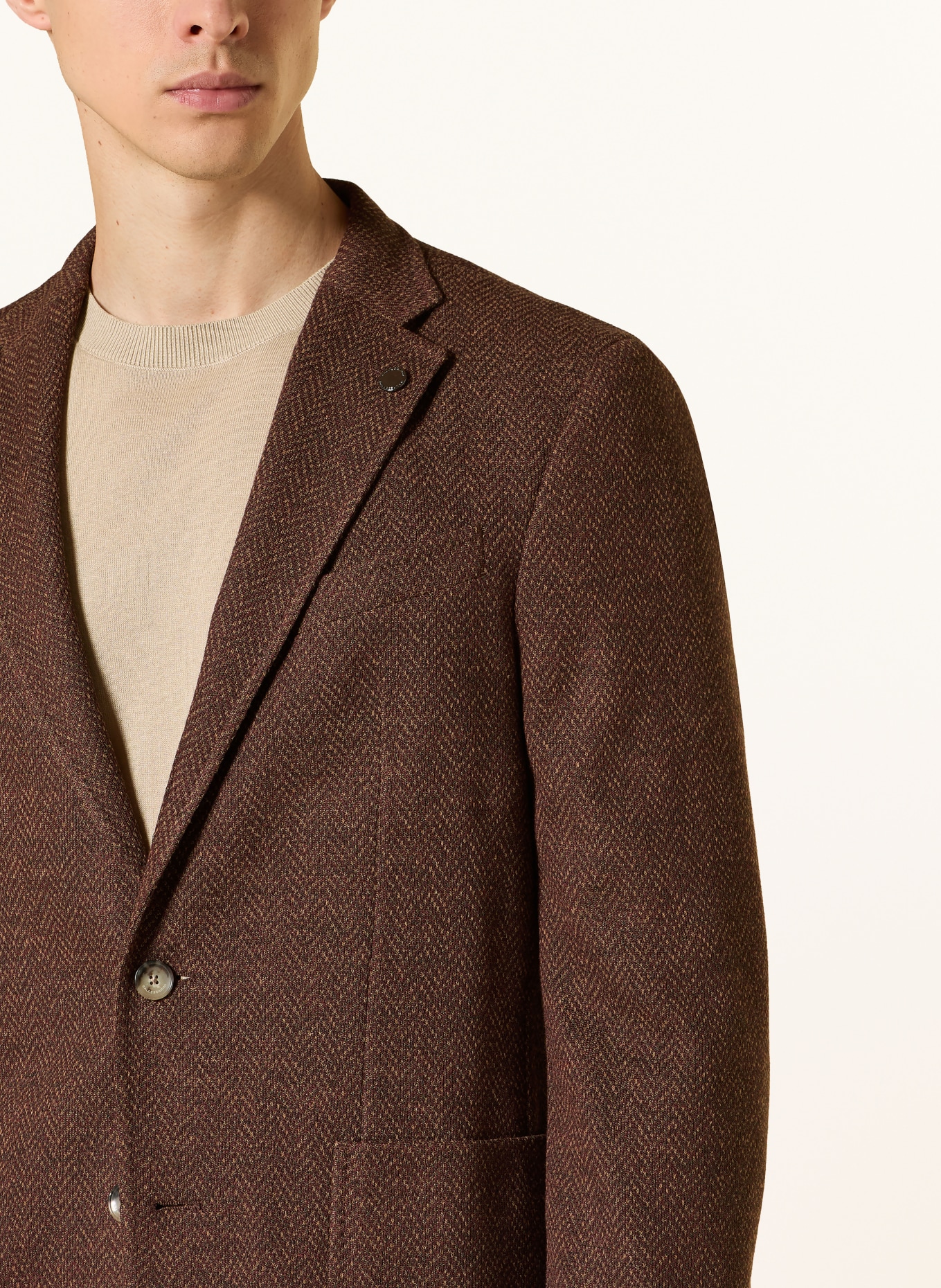 BALDESSARINI Sakko Regular Fit: BRAUN / BEIGE