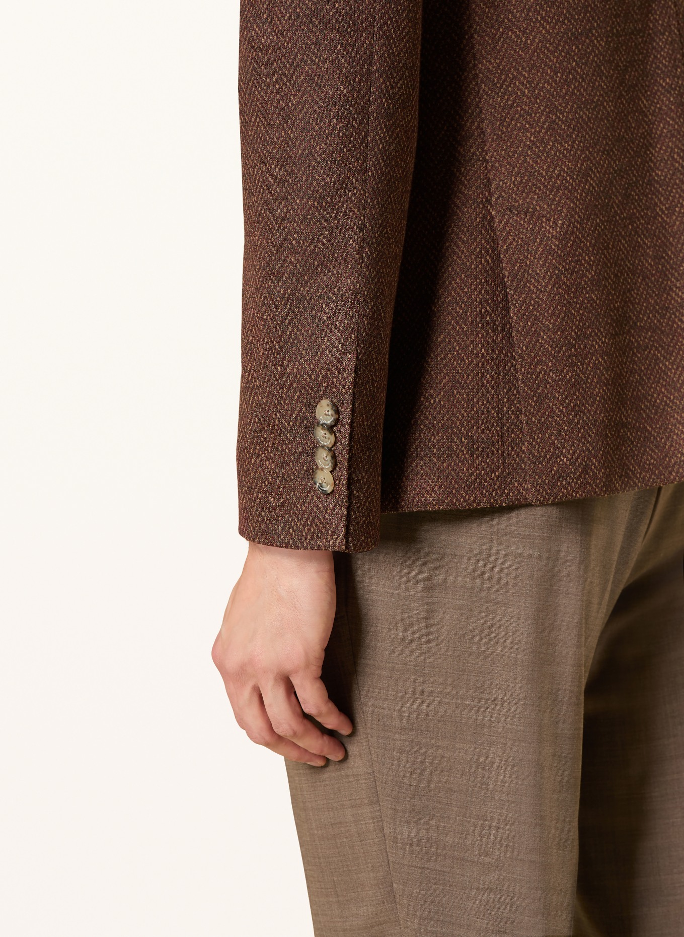 BALDESSARINI Sakko Regular Fit: BRAUN / BEIGE