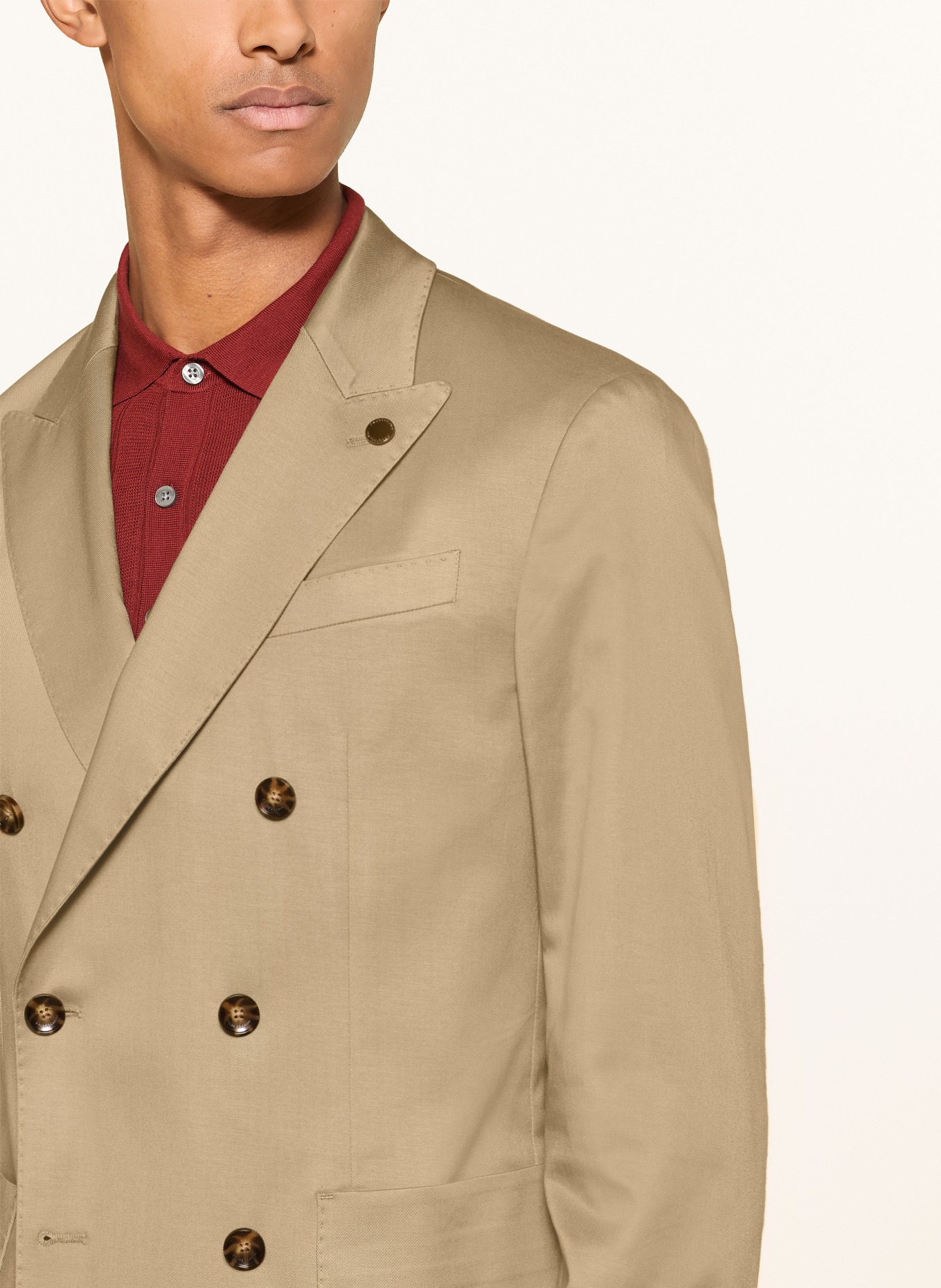 BALDESSARINI Veston de costume coupe slim: 8013 Silver Mink