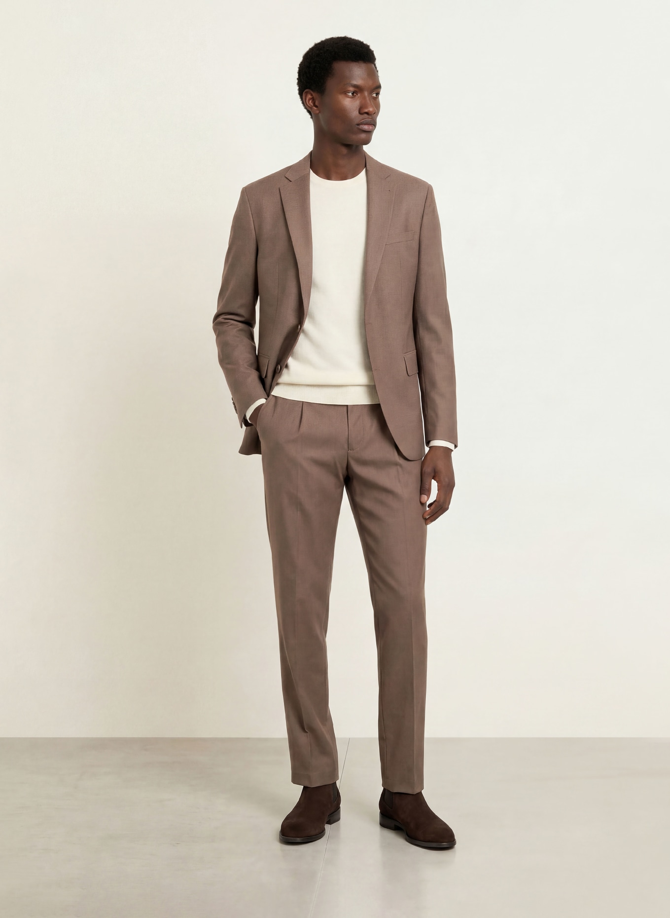 CINQUE Broek CILETO Regular Fit: 27 DUNKELBRAUN