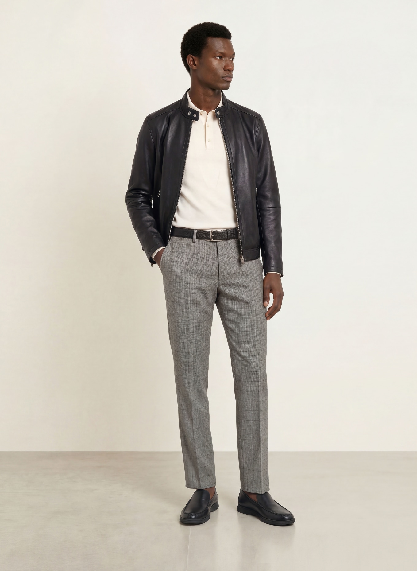 CINQUE CILAZO Regular Fit Chinos: GRAY / CREAM / TAUPE