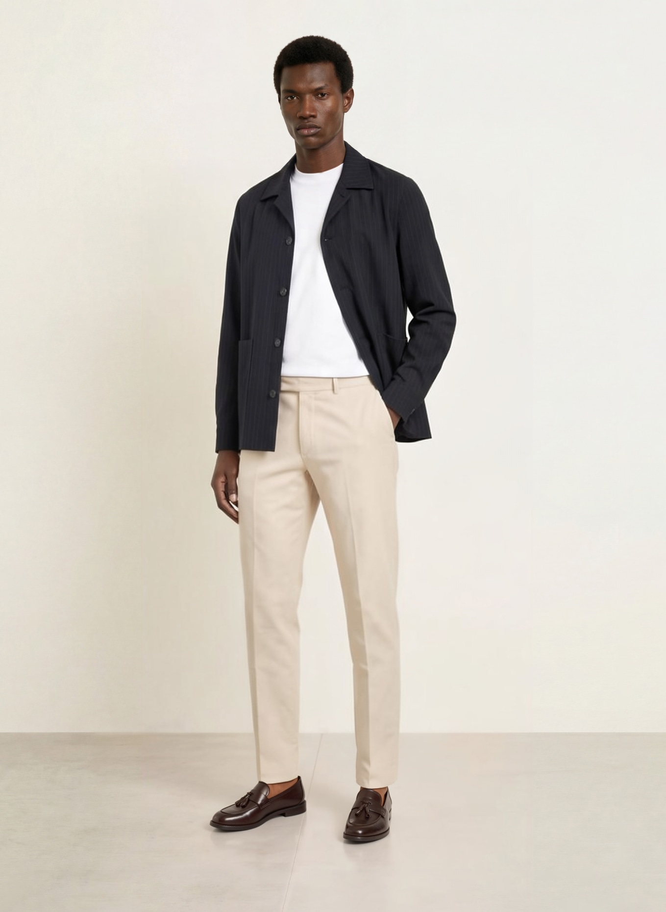CINQUE CIMALTE Overshirt: DARK BLUE