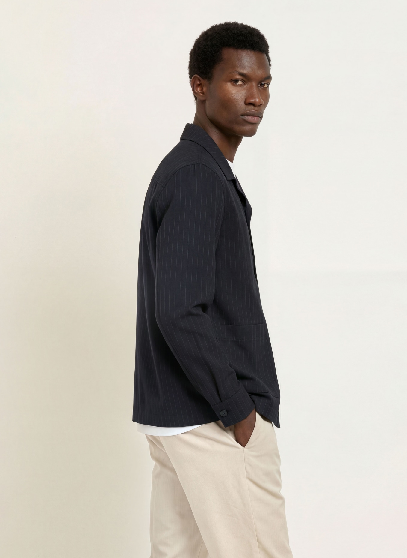 CINQUE CIMALTE Overshirt: DARK BLUE