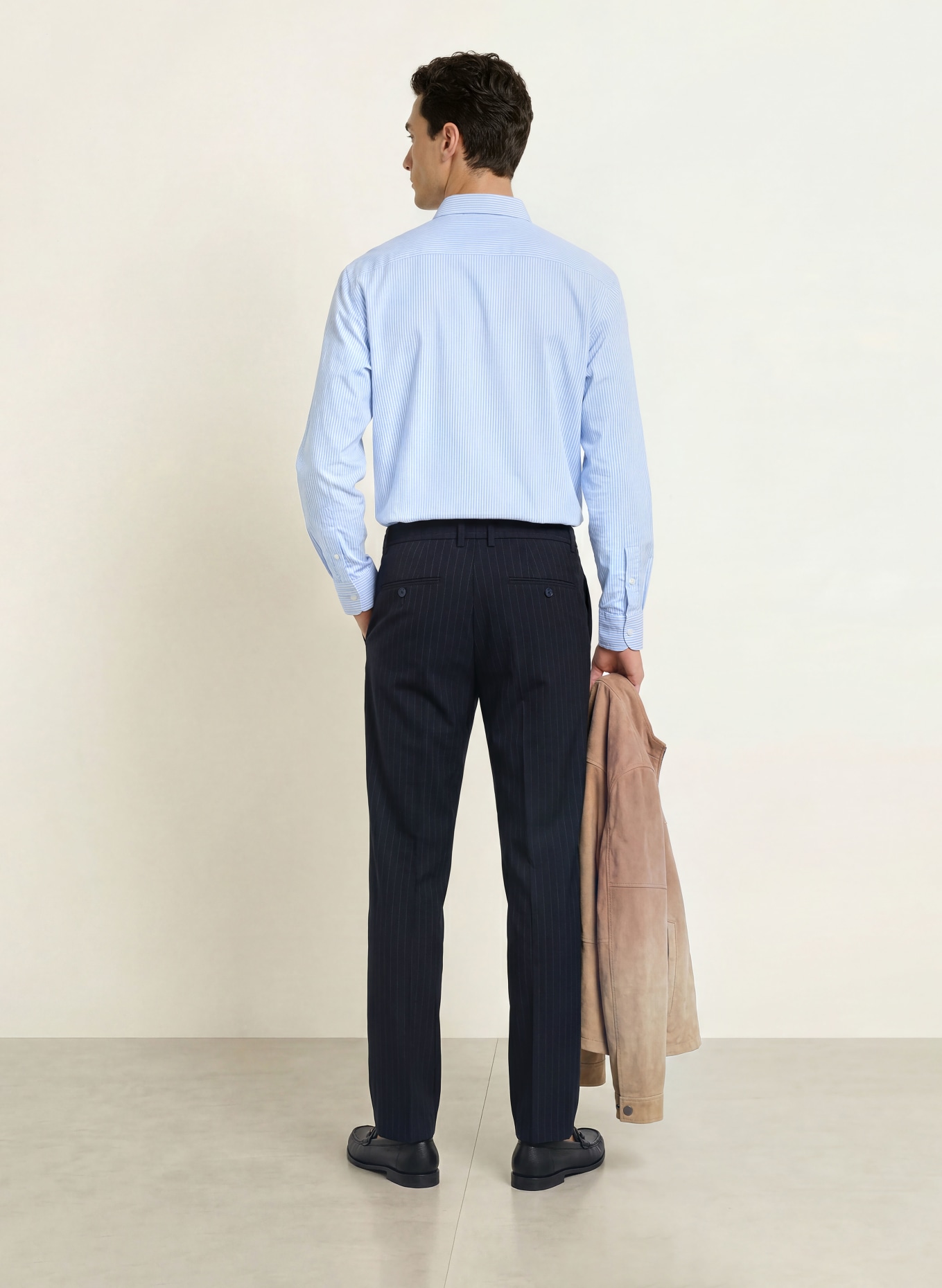 CINQUE CILETO Chinos: DARK BLUE / LIGHT GRAY