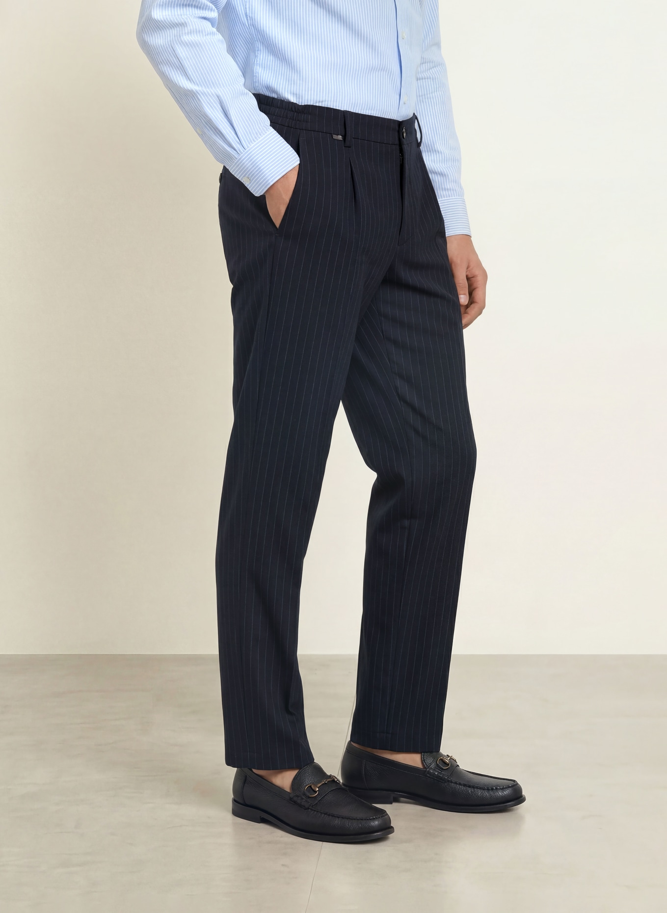 CINQUE CILETO Chinos: DARK BLUE / LIGHT GRAY