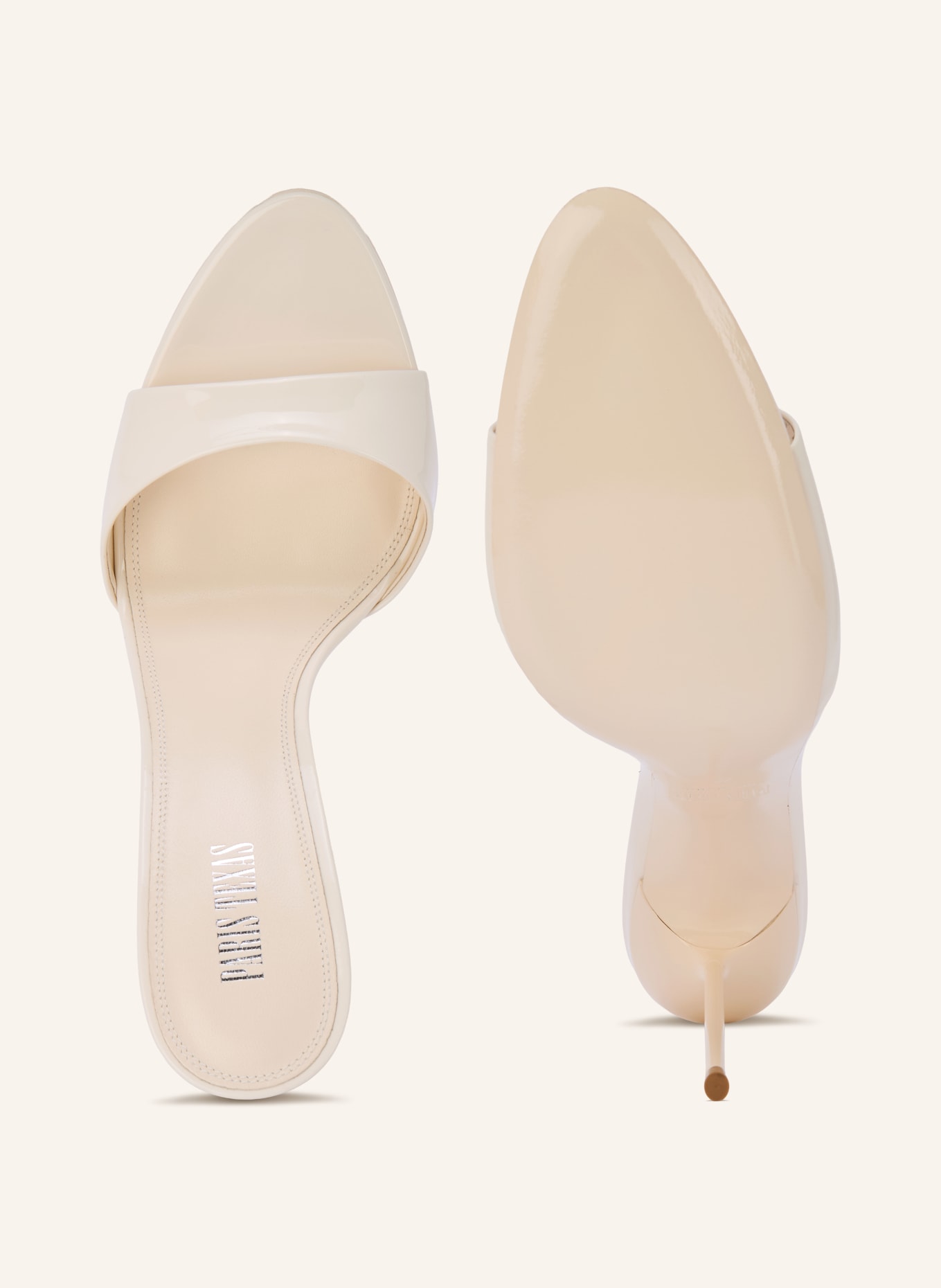 PARIS TEXAS LIDIA Mules: CREAM