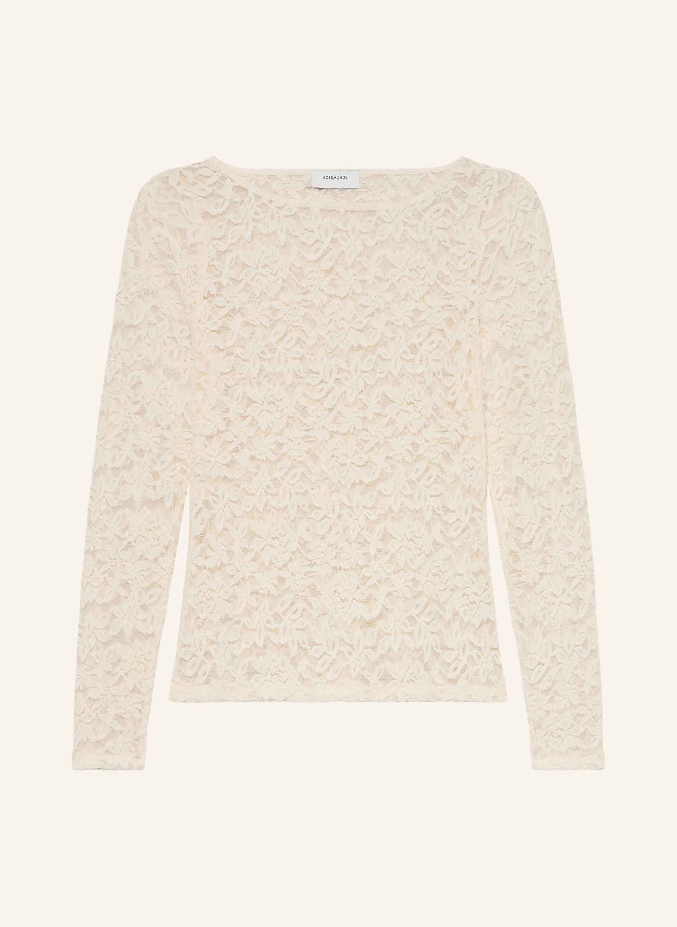 rosemunde Longsleeve DELICIA aus Spitze: CREME