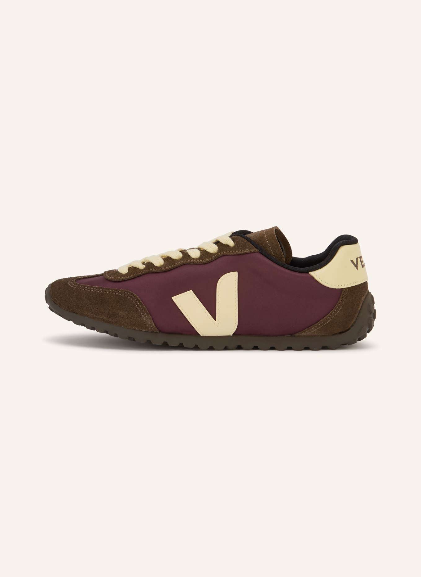 VEJA Sneaker GT: BRAUN / ECRU / DUNKELROT