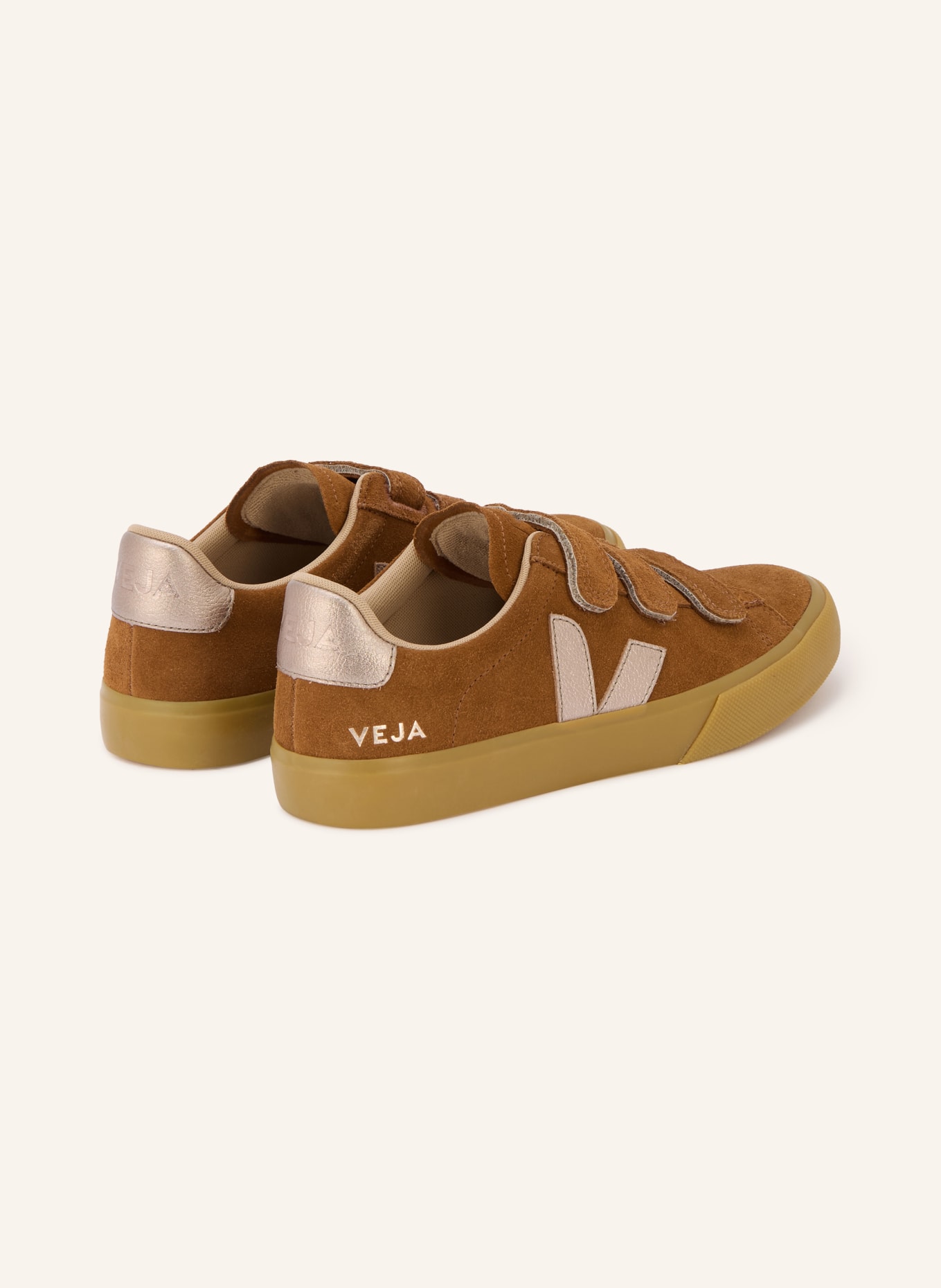 VEJA Sneaker RECIFE LOGO: COGNAC / GOLD