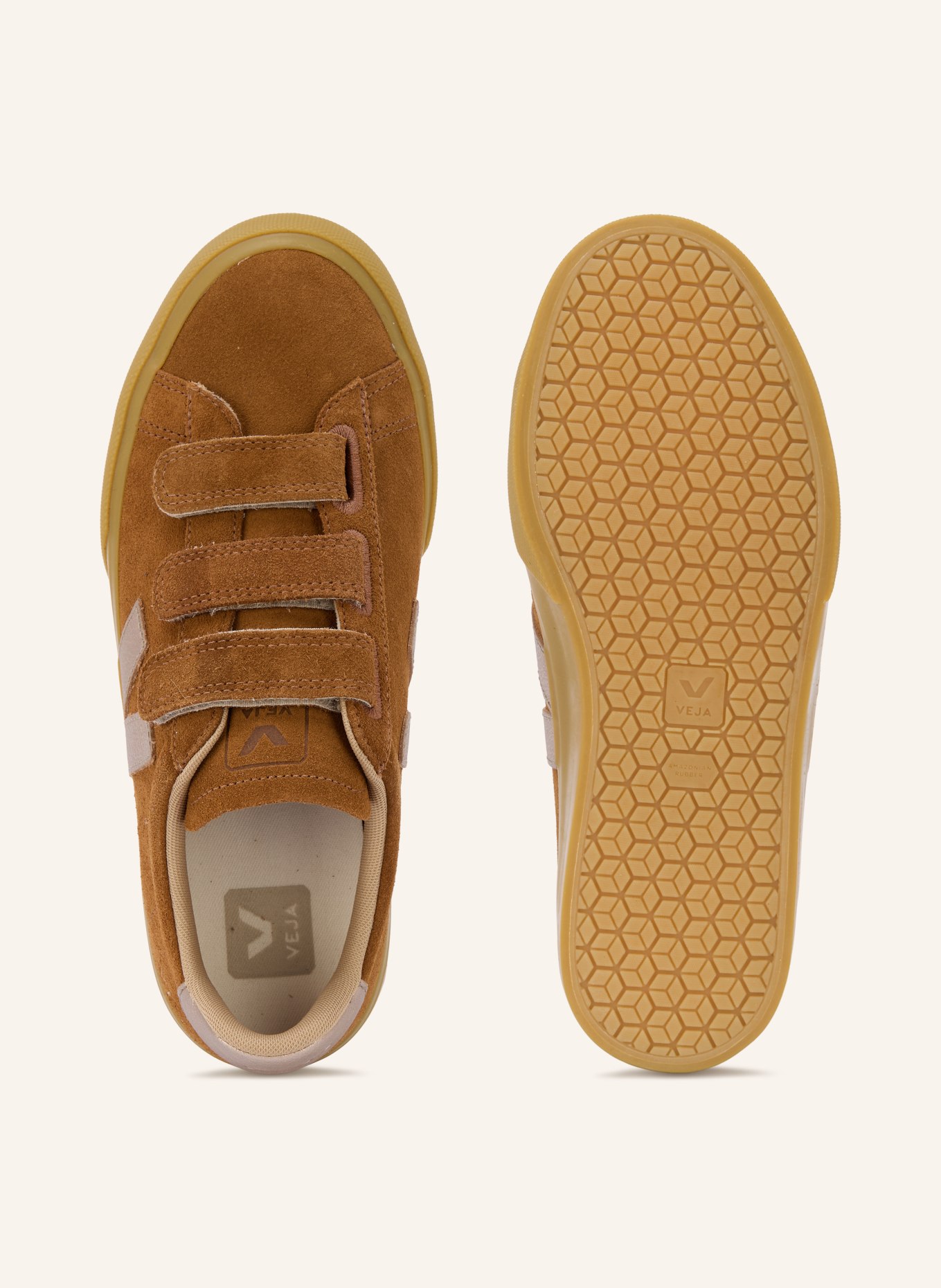 VEJA Sneaker RECIFE LOGO: COGNAC / GOLD