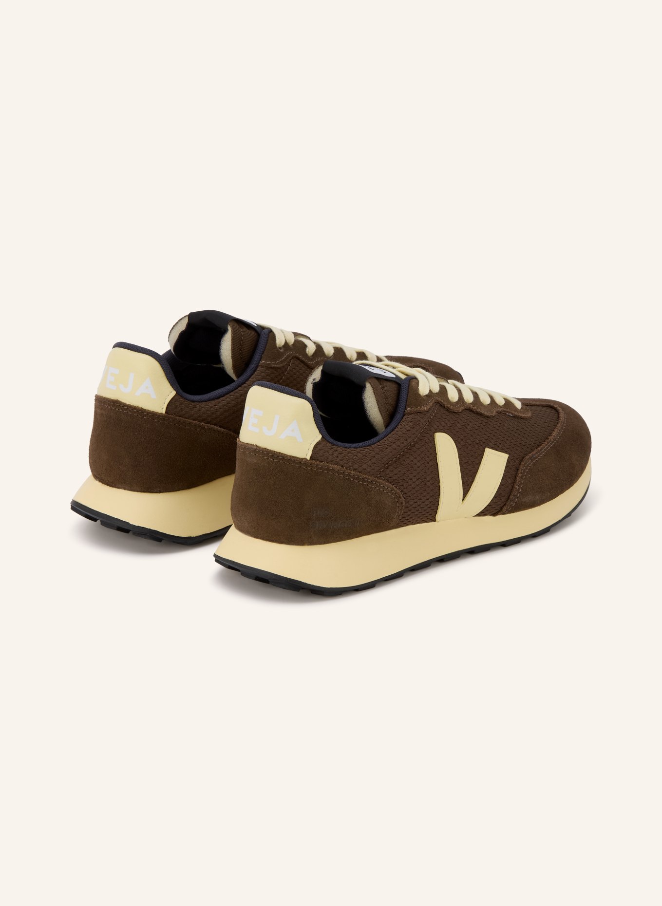 VEJA Sneaker RIO BRANCO II: BRAUN / CREME