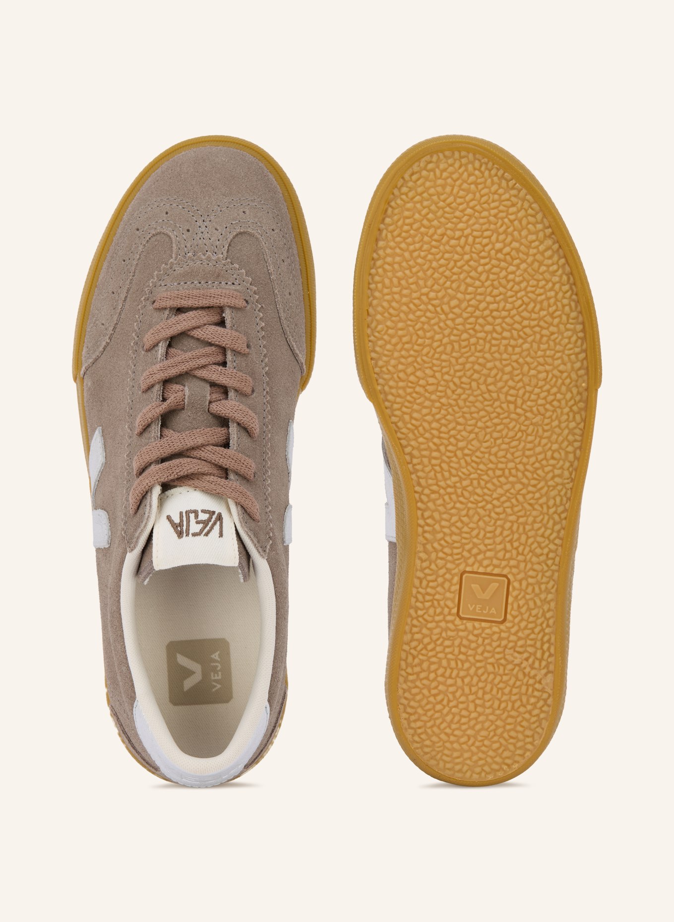 VEJA Sneaker VOLLEY: TAUPE / SILBER