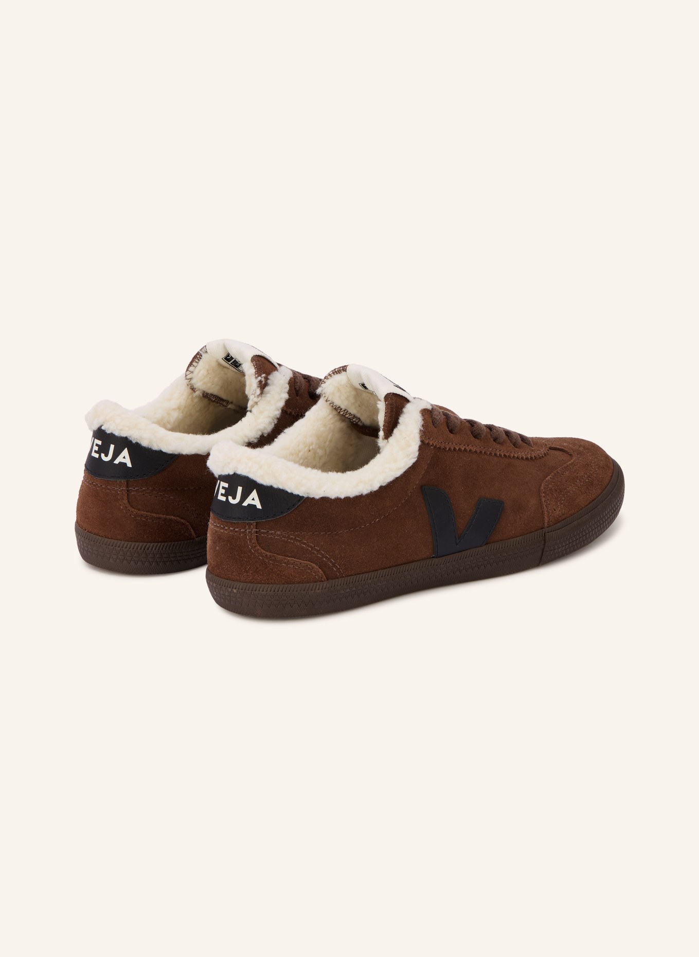 VEJA Sneakers VOLLEY WINTER: MARRON FONCÉ / ZWART
