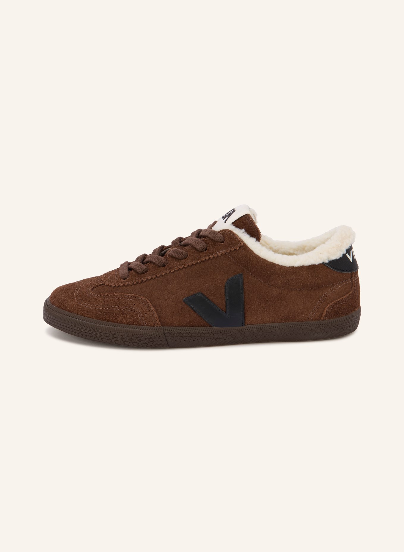 VEJA Sneakers VOLLEY WINTER: MARRON FONCÉ / ZWART