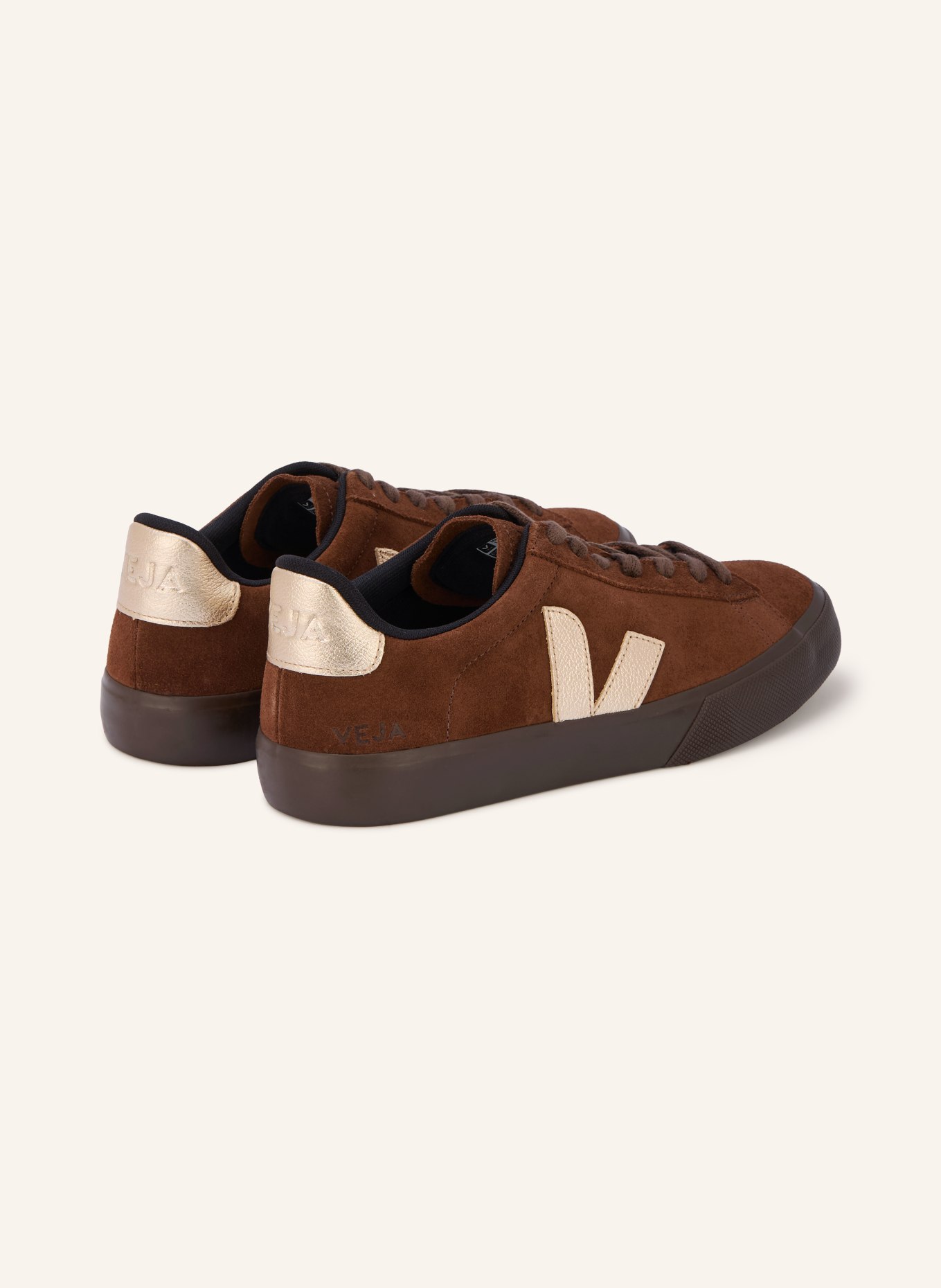 VEJA Sneaker CAMPO: BRAUN / GOLD