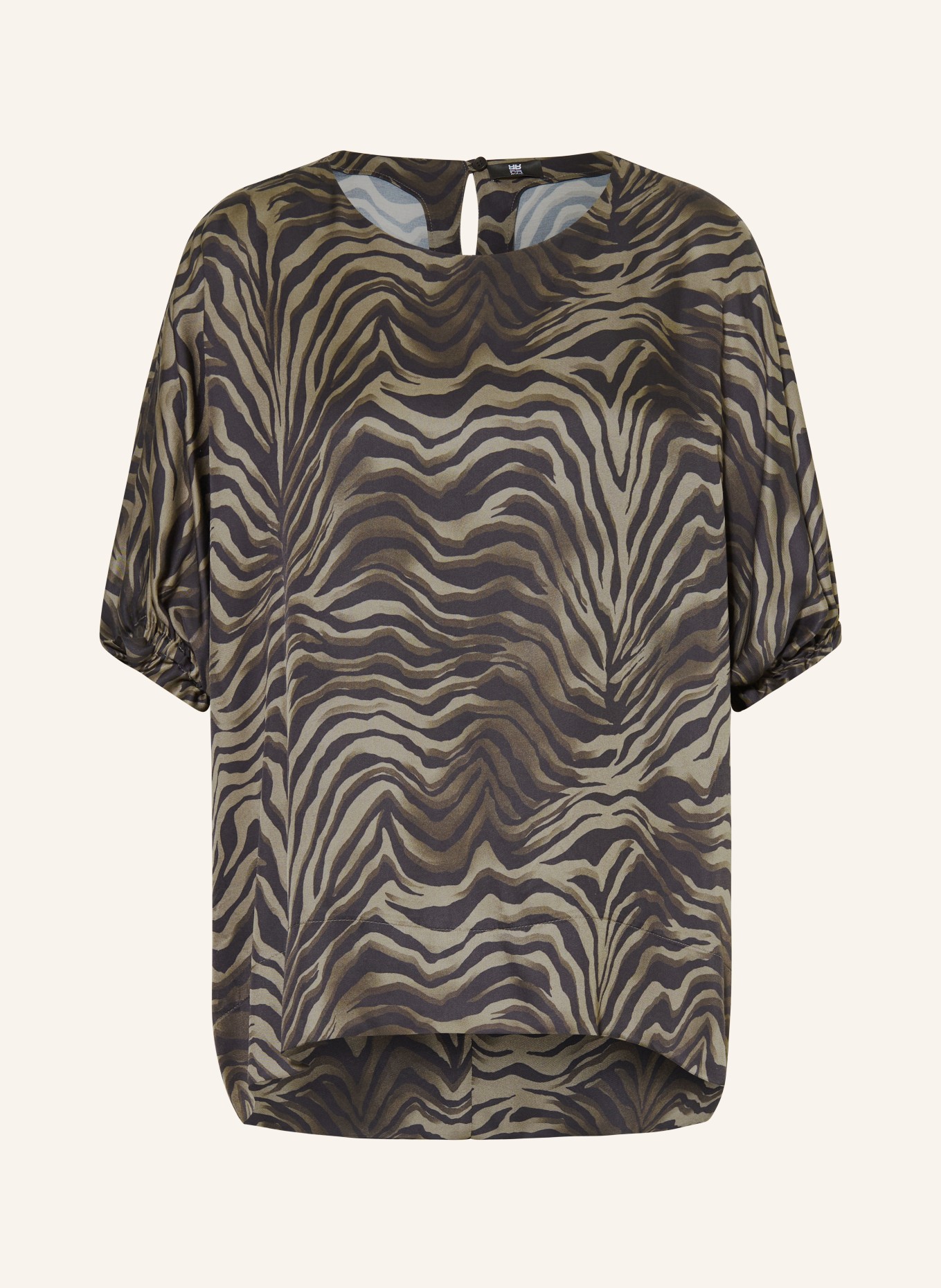 RIANI Shirt blouse: BEIGE / BROWN