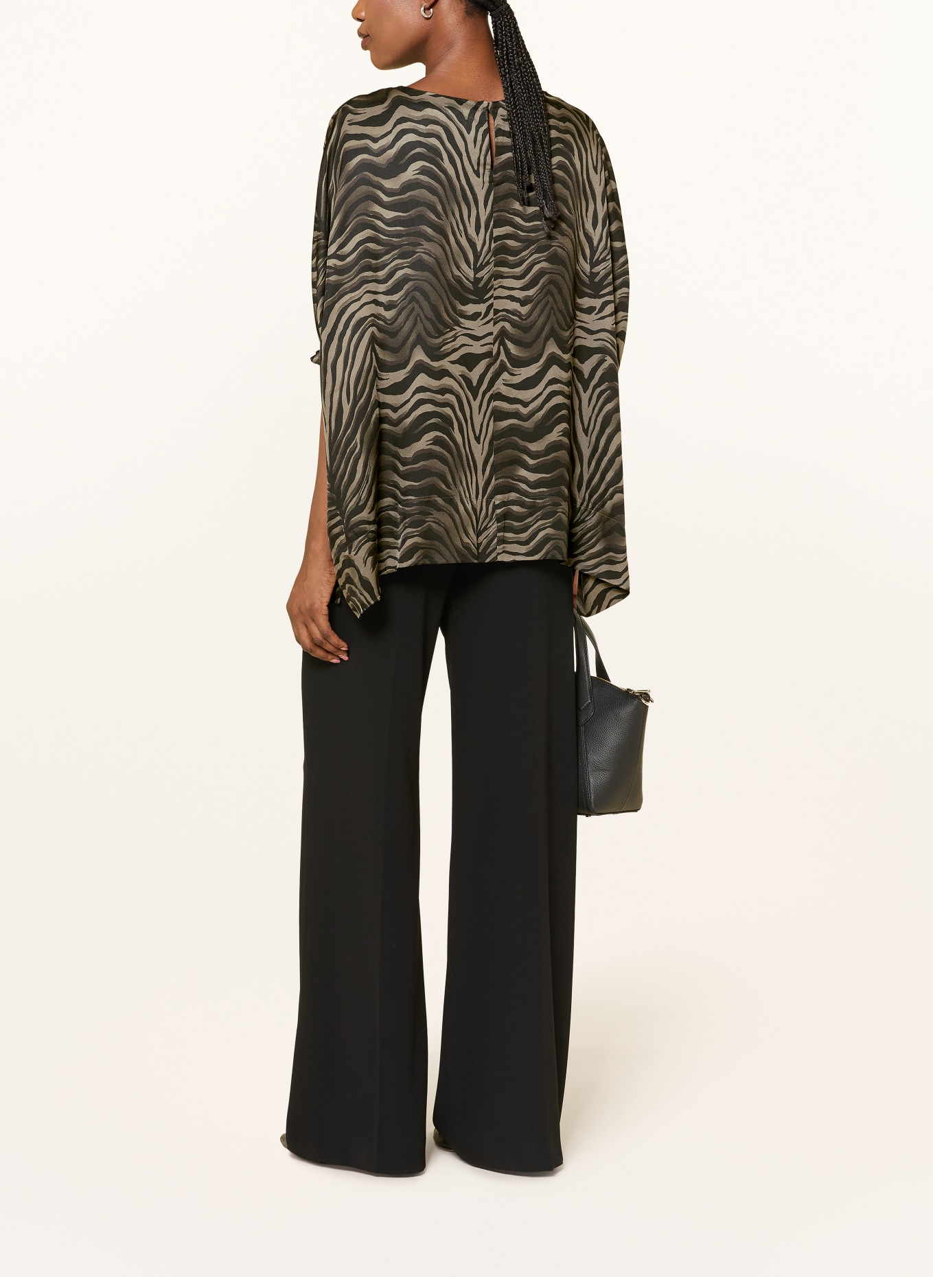 RIANI Shirt blouse: BEIGE / BROWN