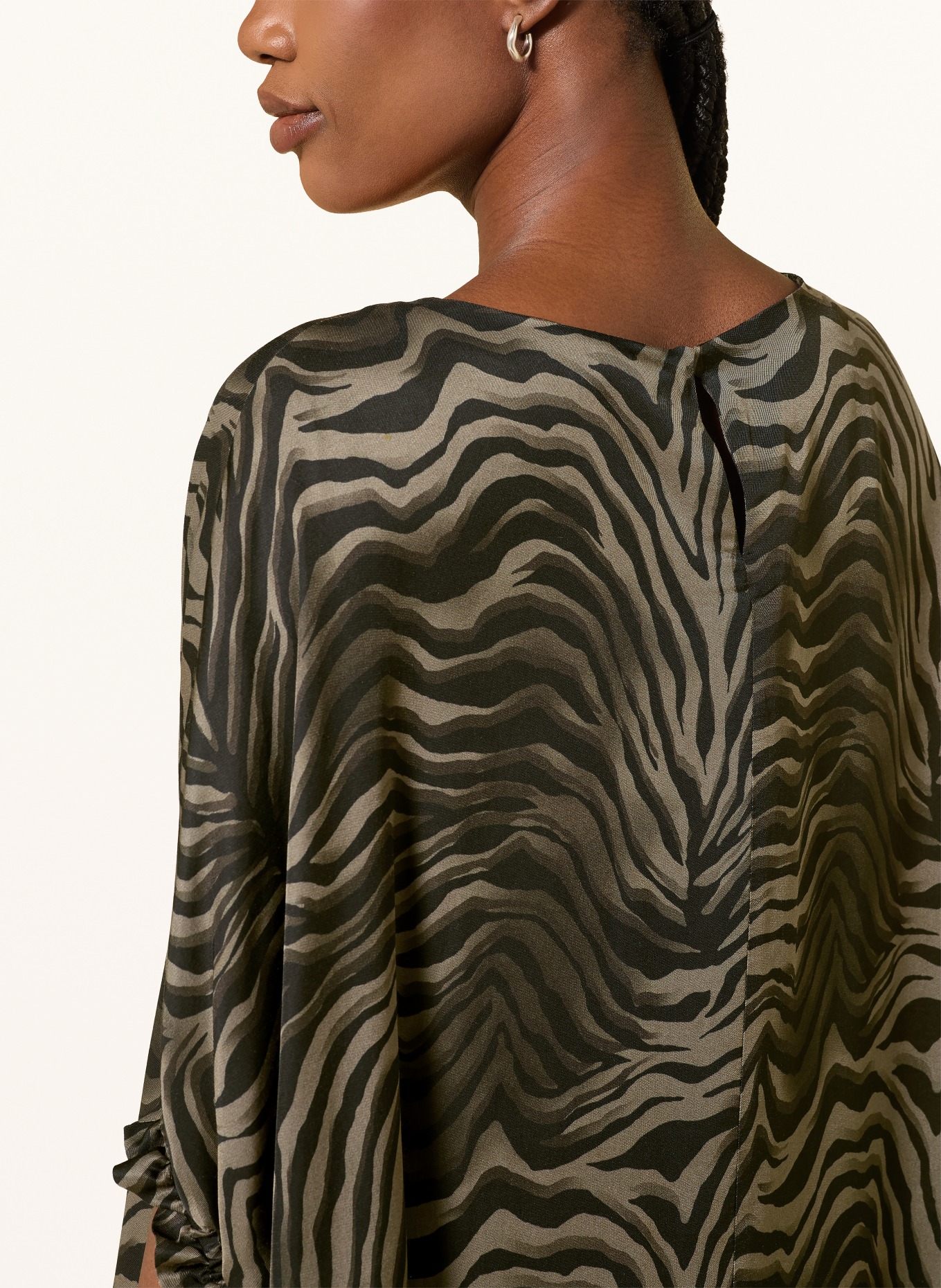 RIANI Shirt blouse: BEIGE / BROWN