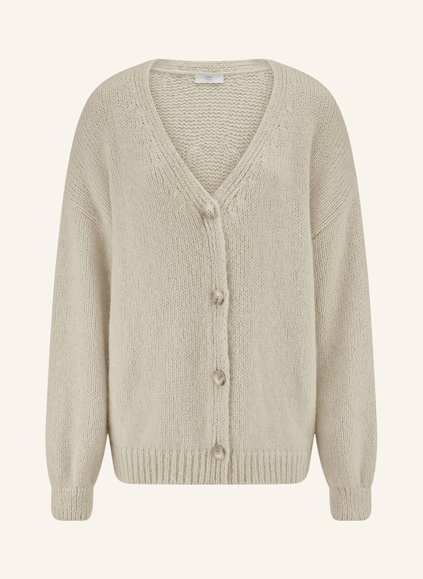 RIANI Strickjacke mit Alpaka: CREME