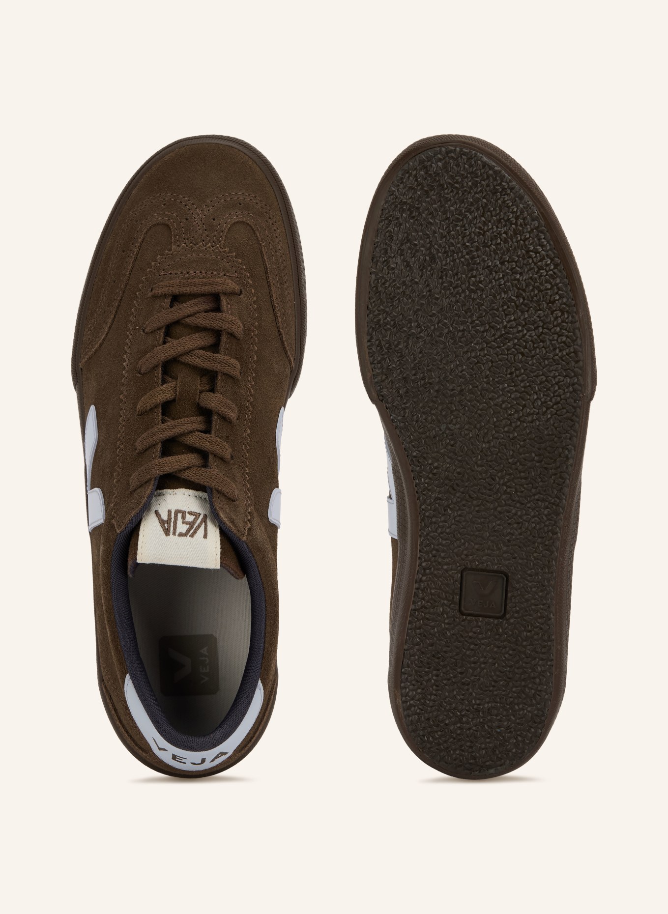 VEJA Sneakersy VOLLEY: TMAVĚ HNĚDÁ