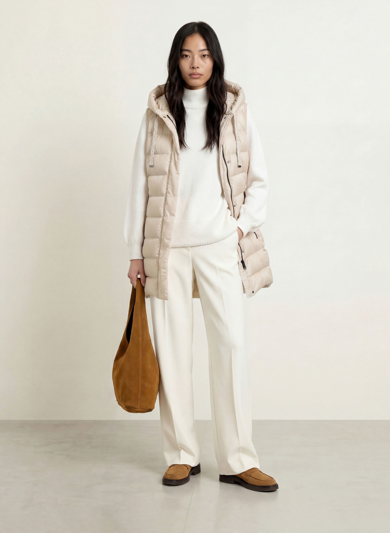 FUCHS SCHMITT Gilet matelassé COMO: BEIGE