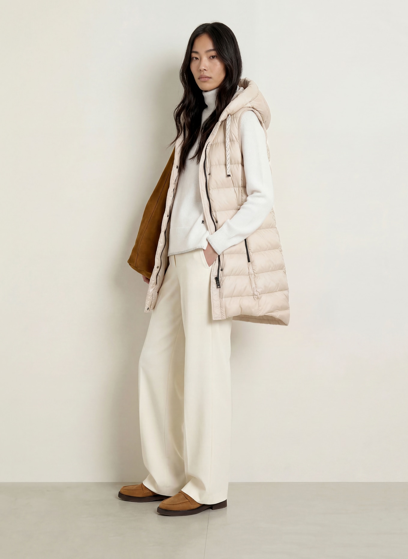 FUCHS SCHMITT Gilet matelassé COMO: BEIGE