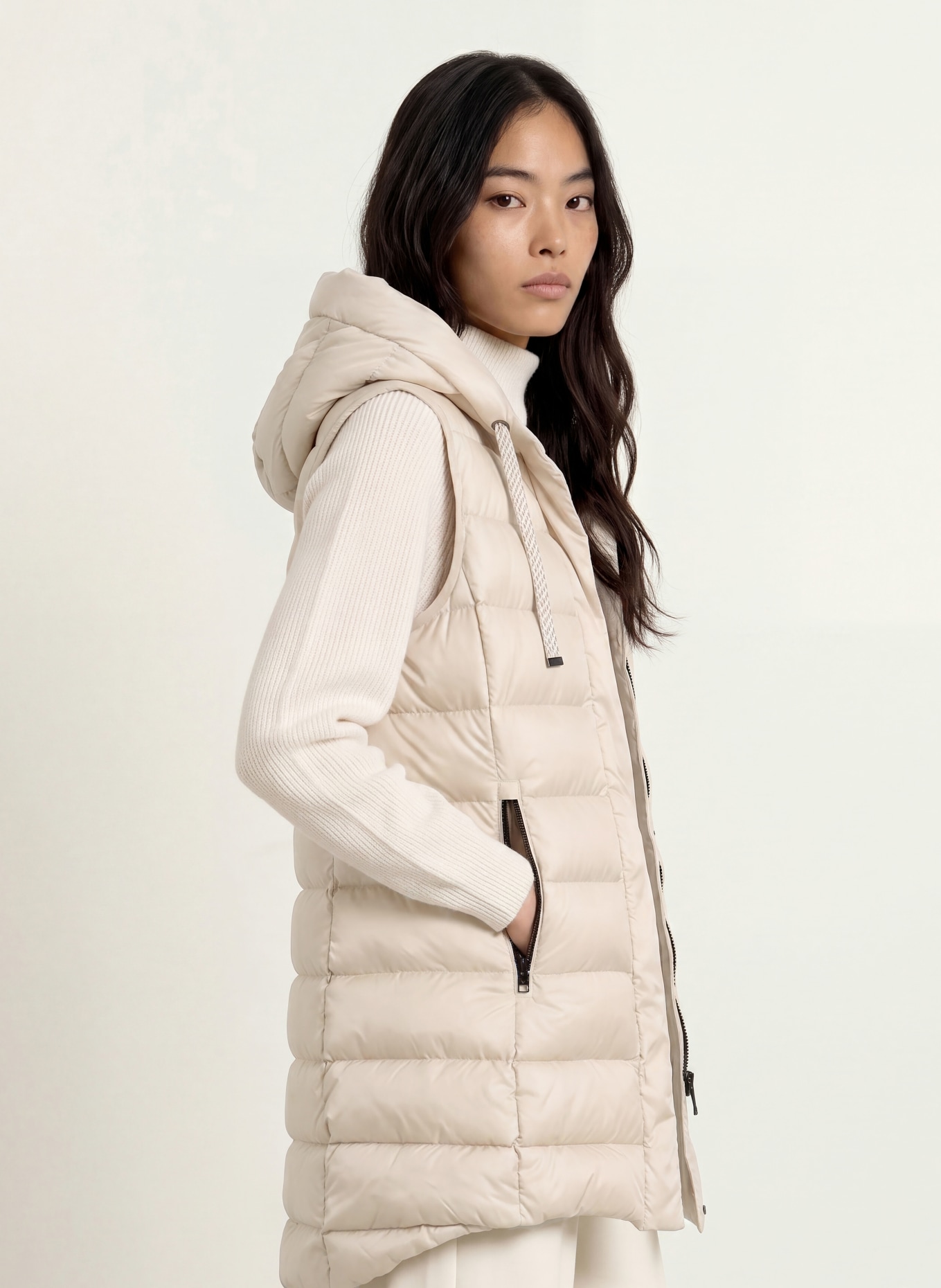 FUCHS SCHMITT Gilet matelassé COMO: BEIGE