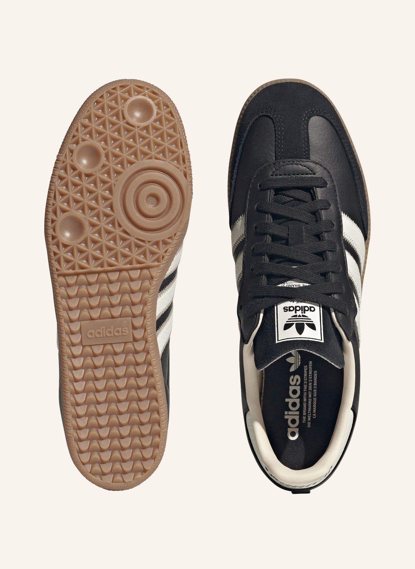 adidas Originals Sneakers SAMBA OG: NOIR / BLANC