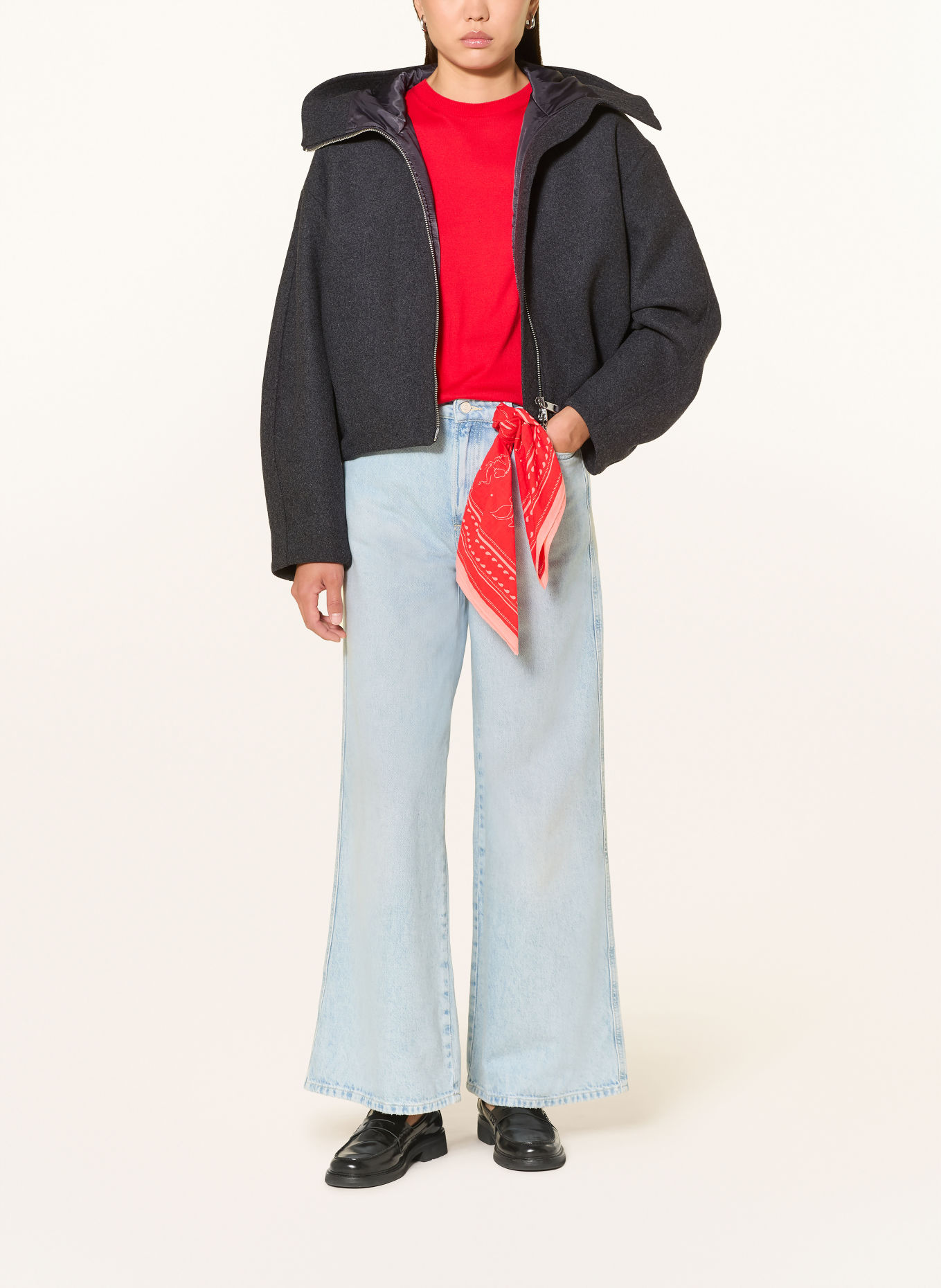 Marc O'Polo DENIM Jacke: DUNKELGRAU